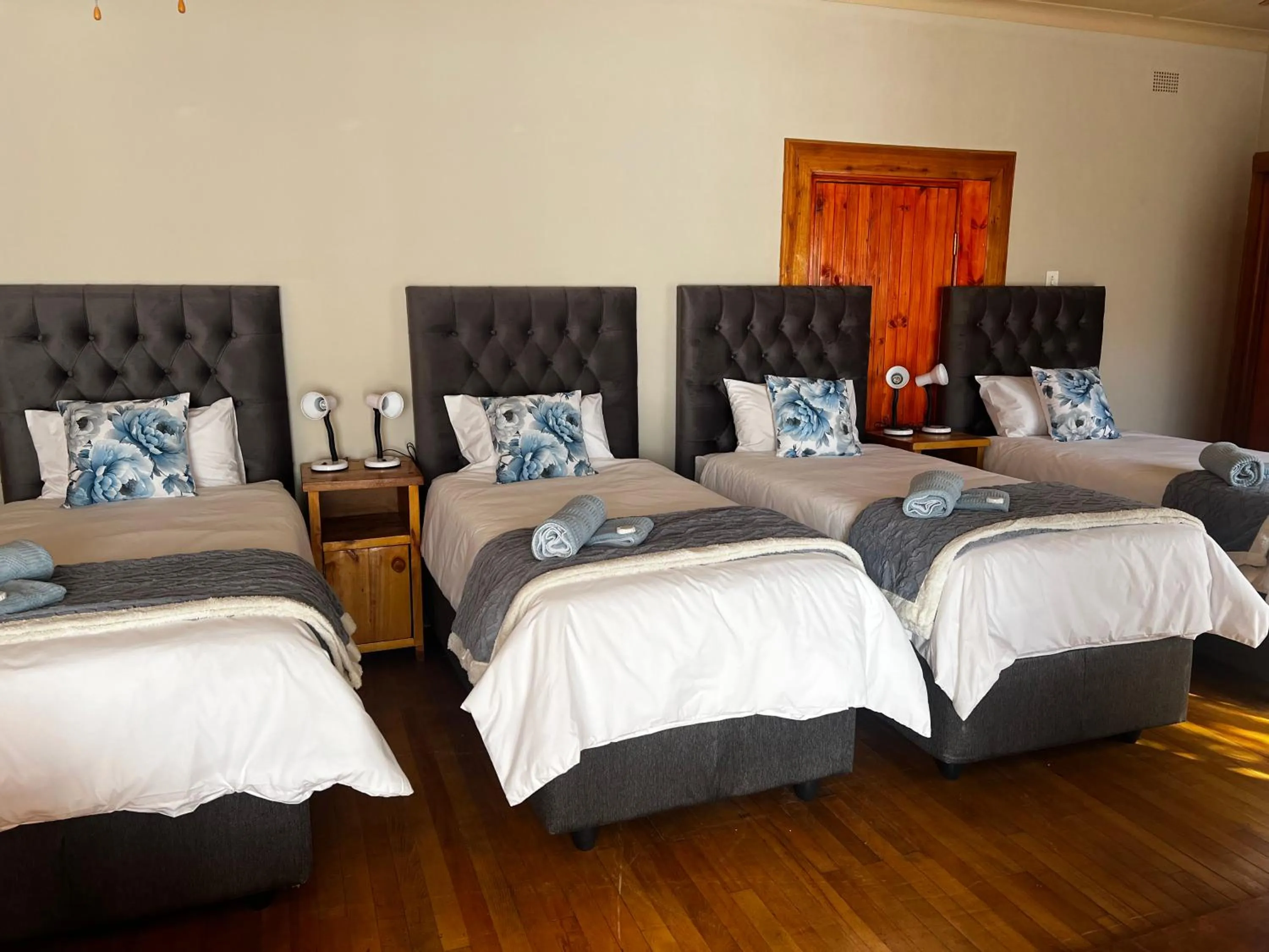 Bed in Nkwasi Lodge