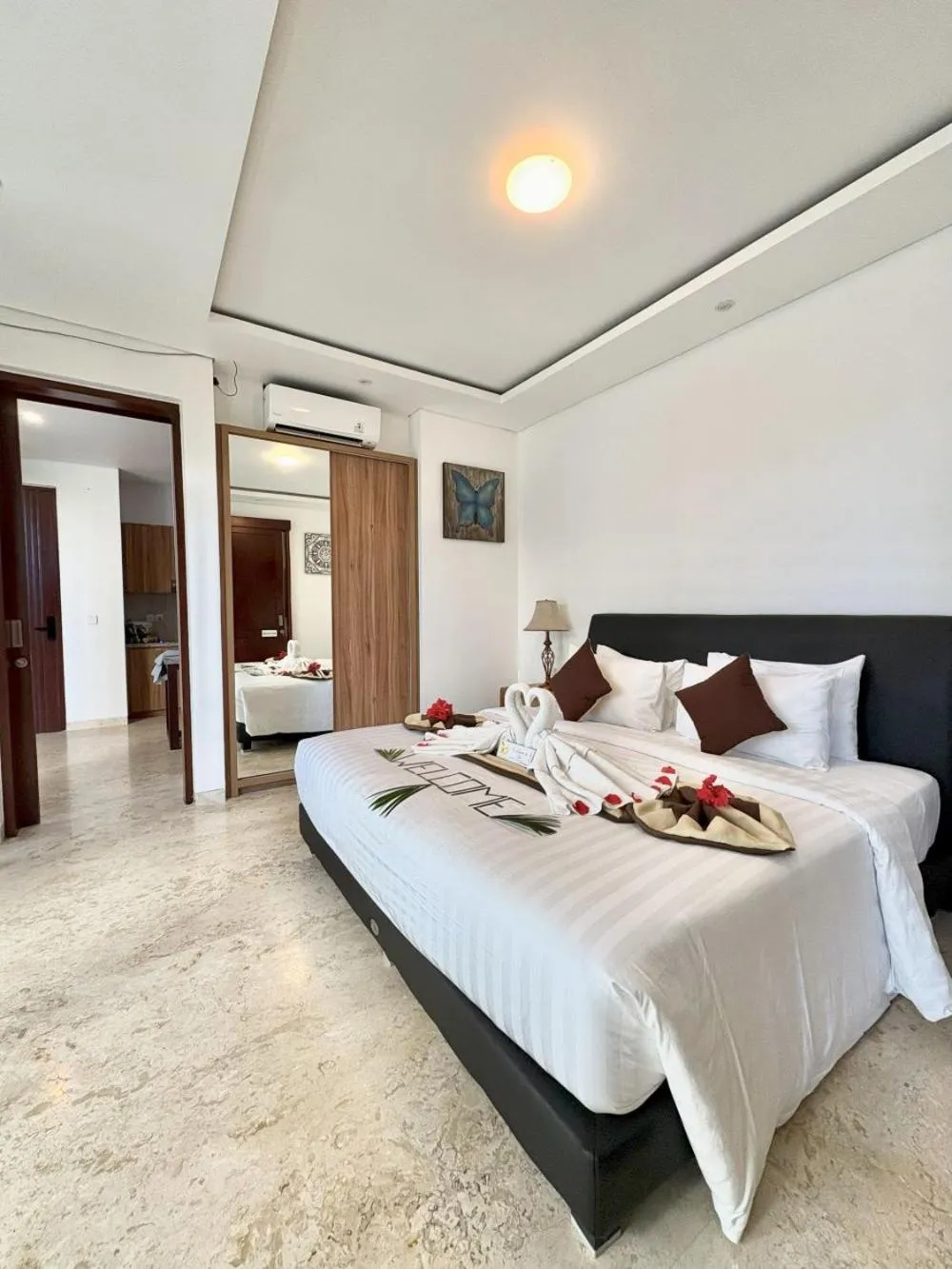 Bed in Bali Residence Villa
