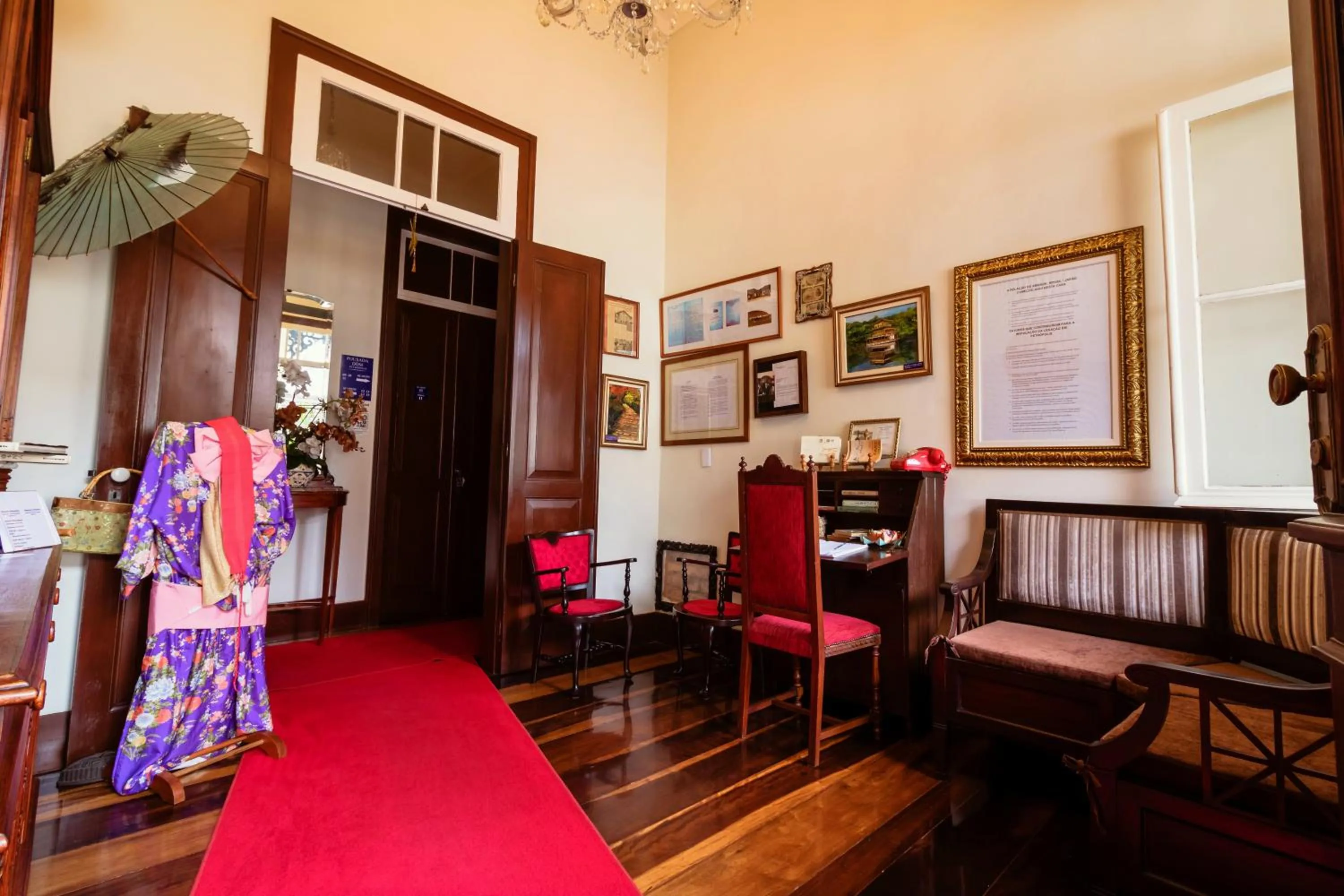 Decorative detail in Pousada Dom Petrópolis