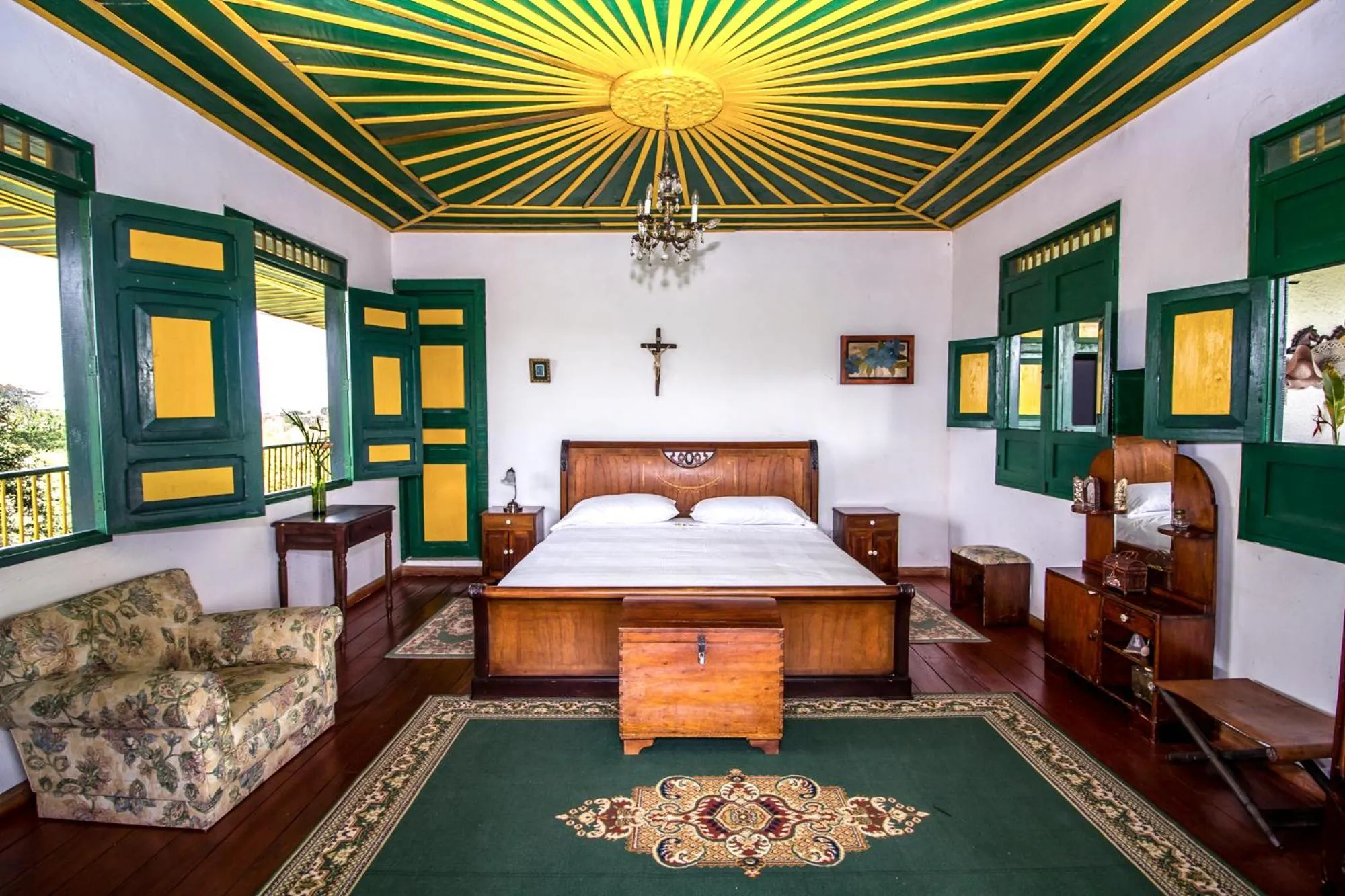 Bed in Finca Hotel el Palmar