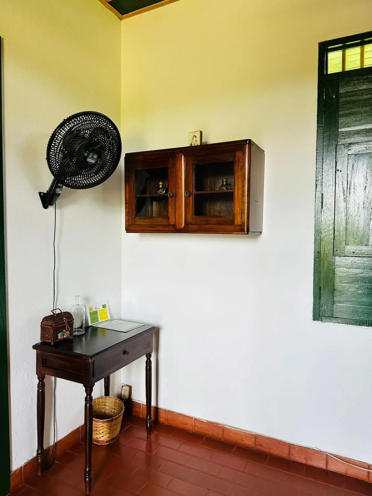 fireplace in Finca Hotel el Palmar