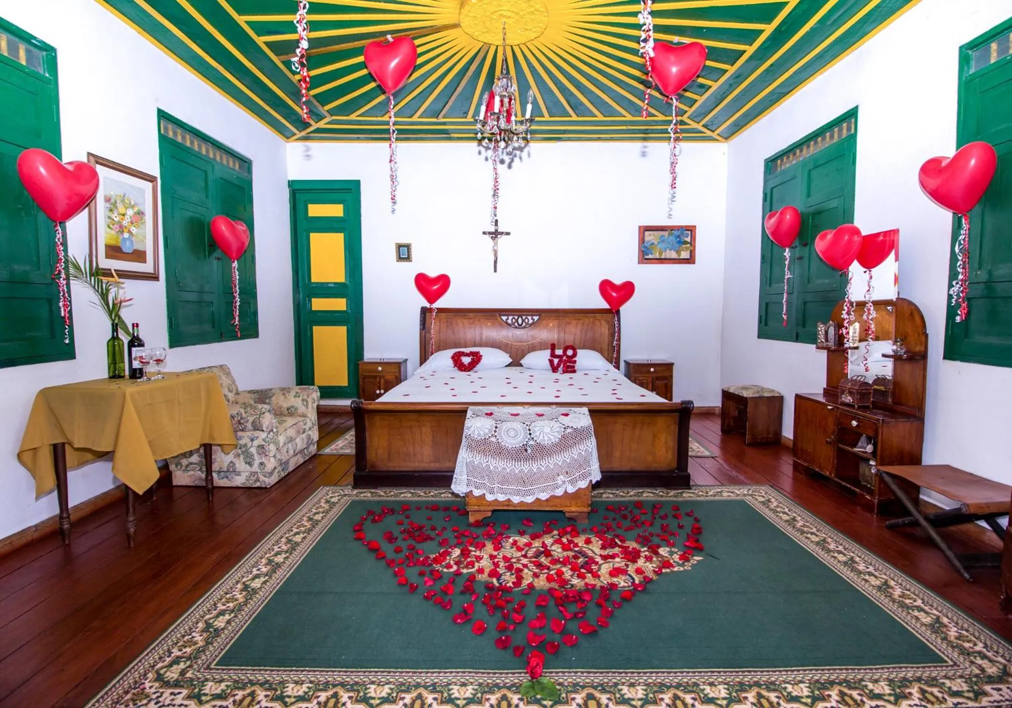 Bed in Finca Hotel el Palmar