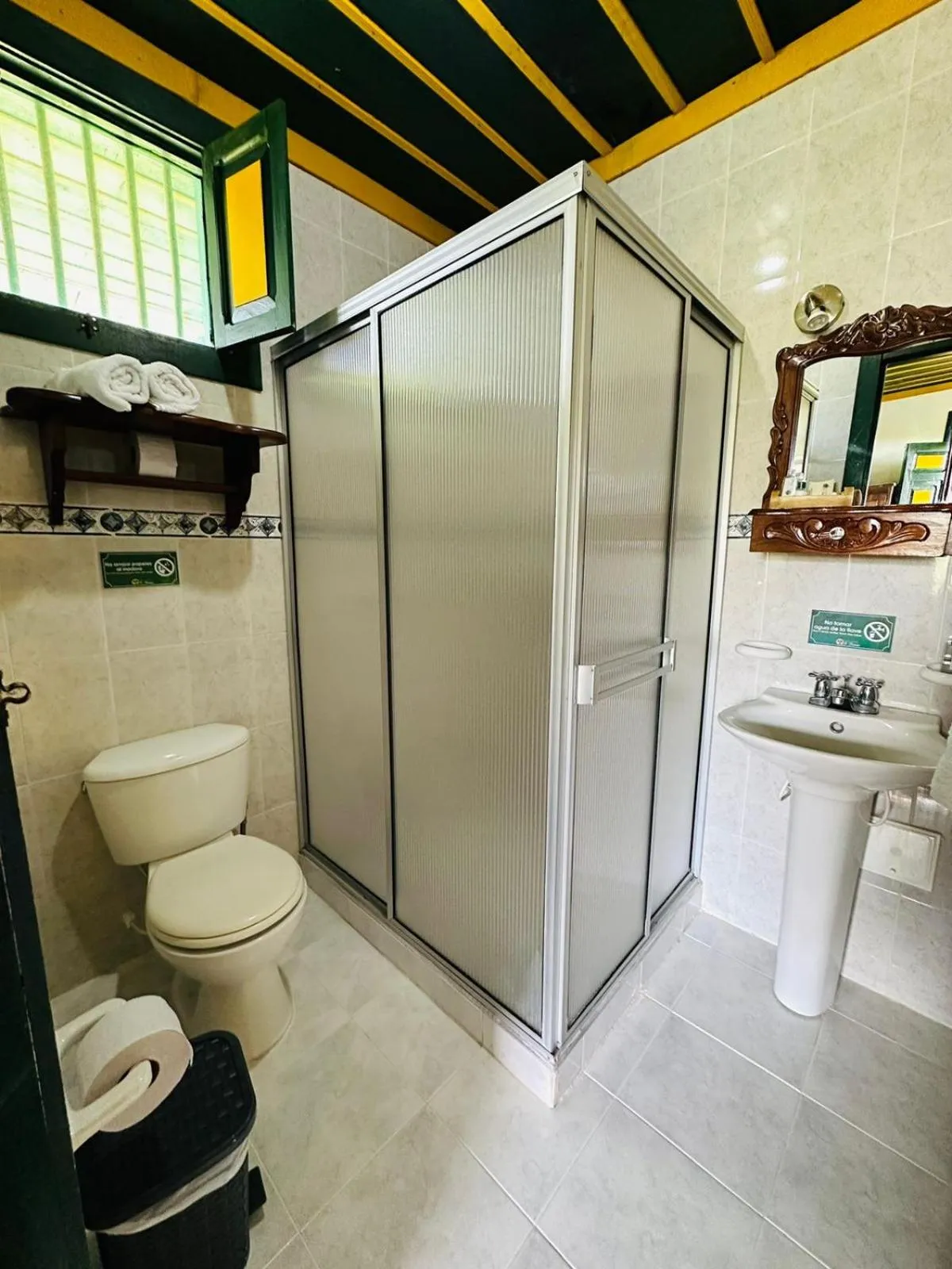 Bathroom in Finca Hotel el Palmar