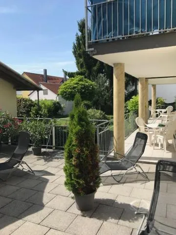 Garden view in Pension Wagner