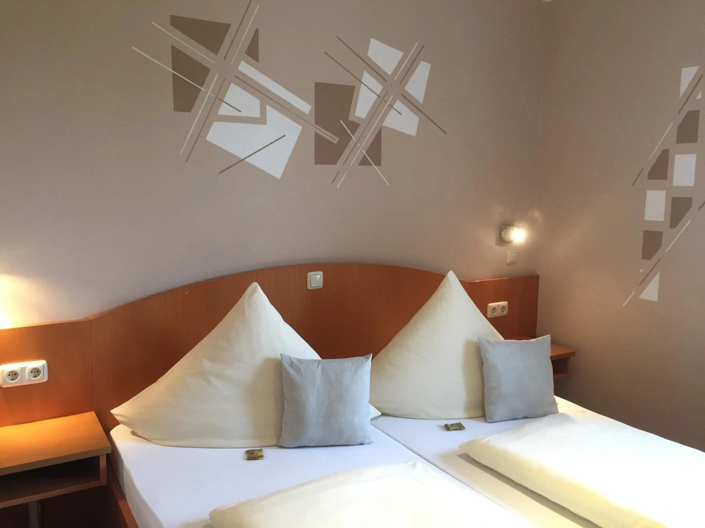 Decorative detail, Bed in Pension Wagner