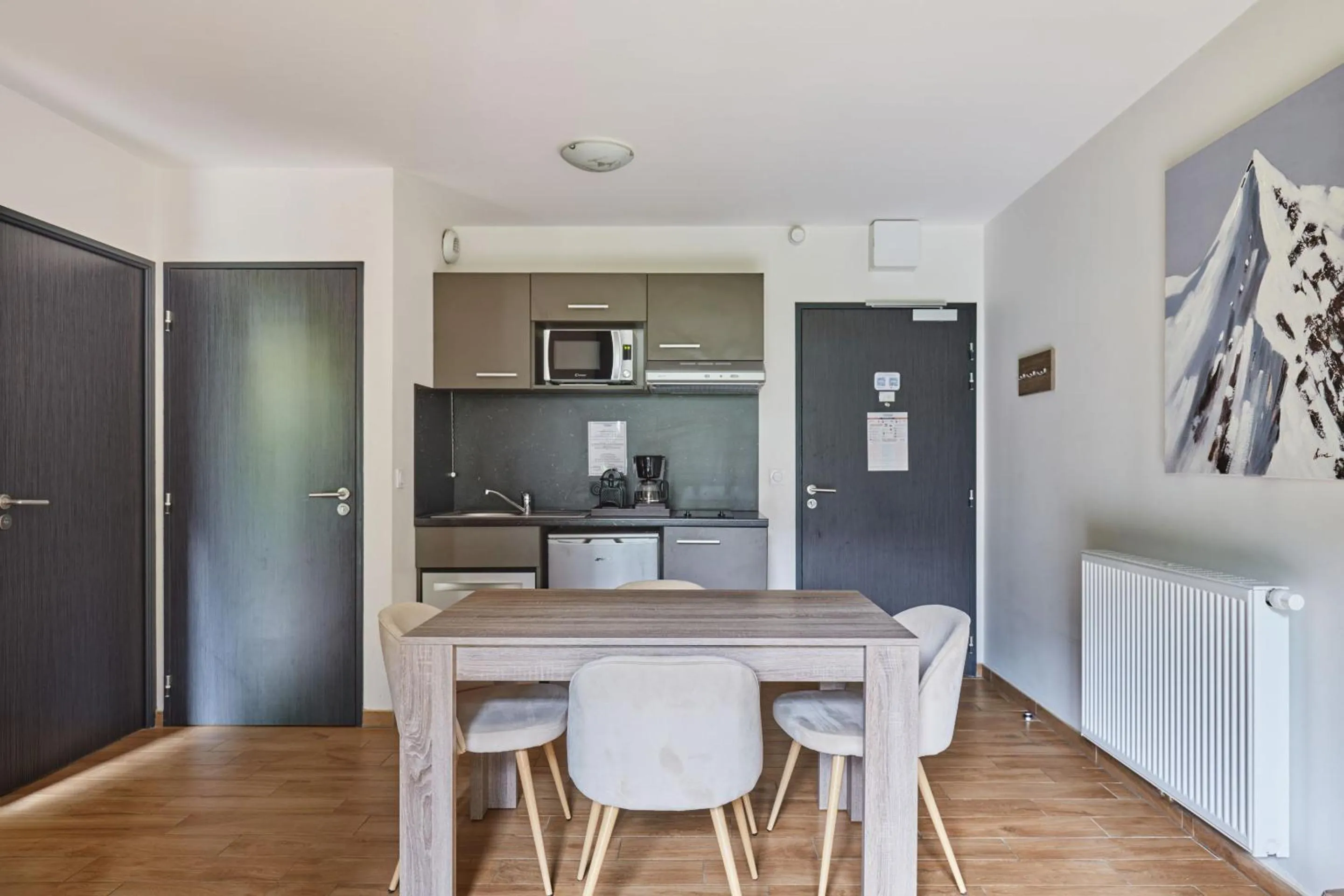 Kitchen or kitchenette in Résidence Odalys Isatis