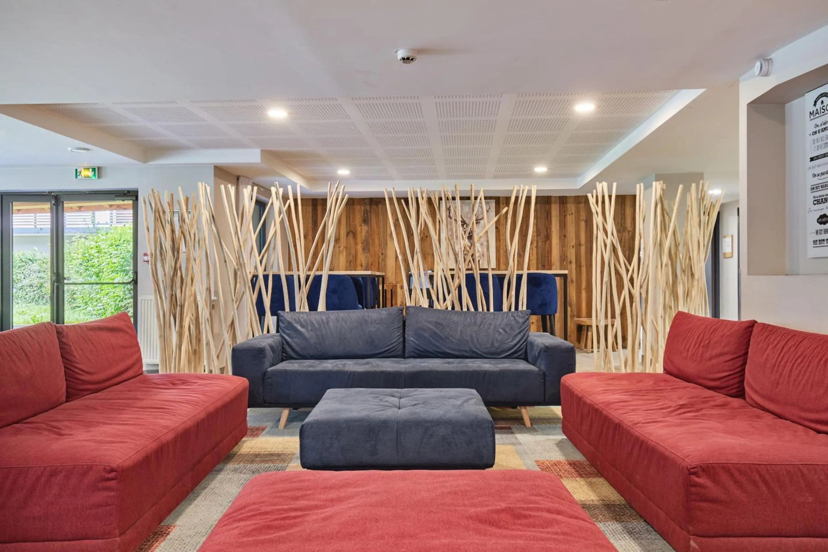 Seating area in Résidence Odalys Isatis