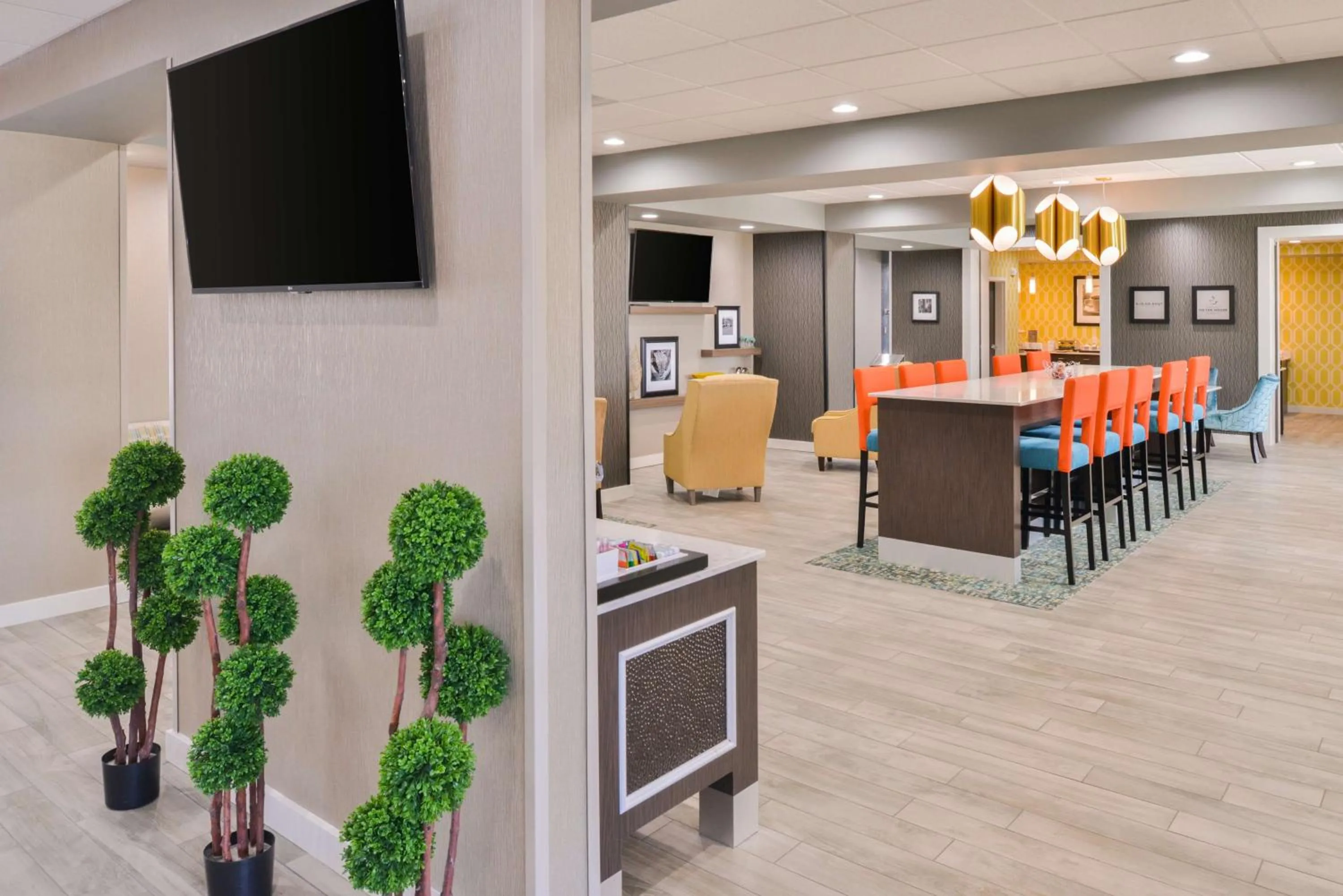 Lobby or reception in Hampton Inn Emporia, KS