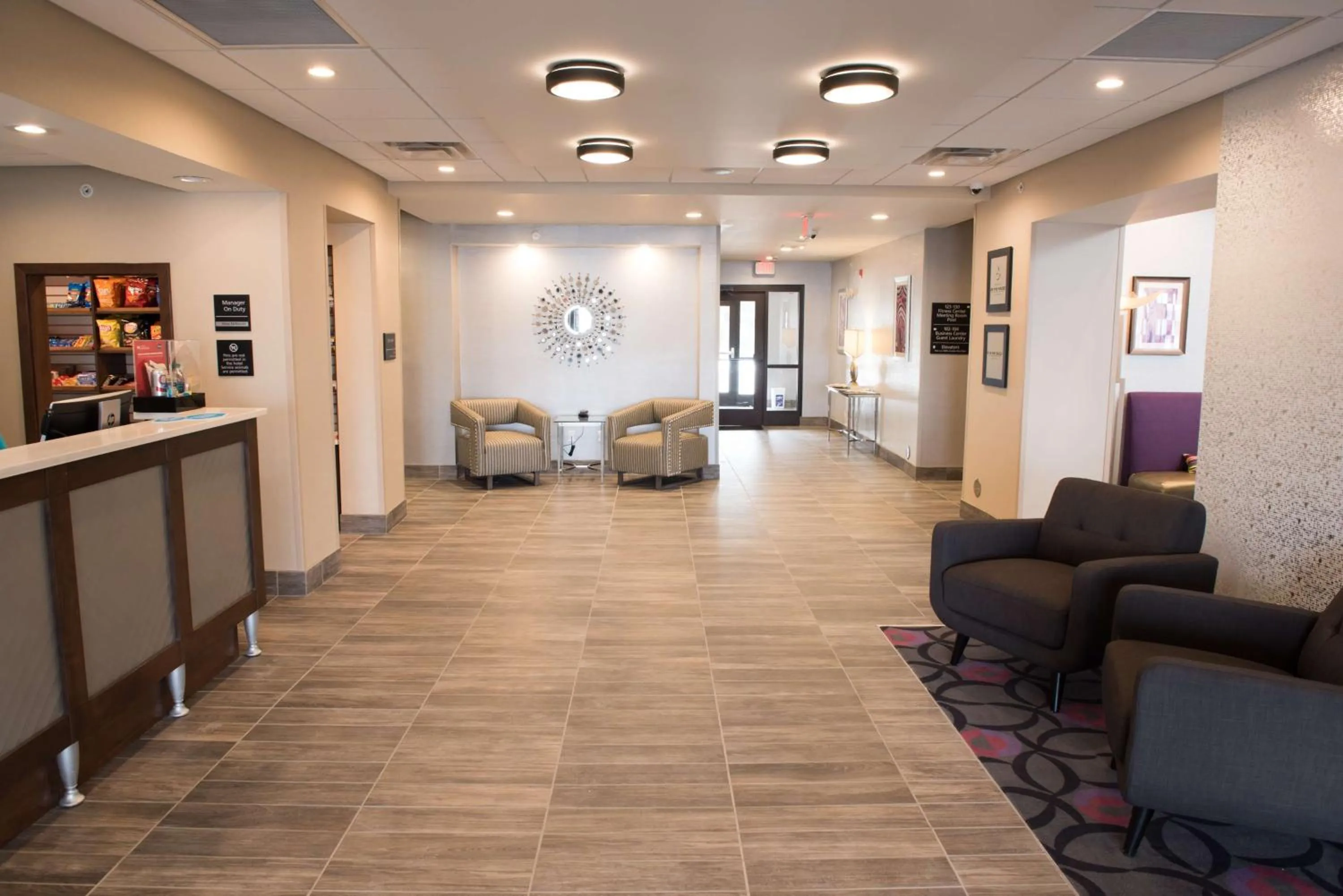 Lobby or reception in Hampton Inn & Suites Bay City