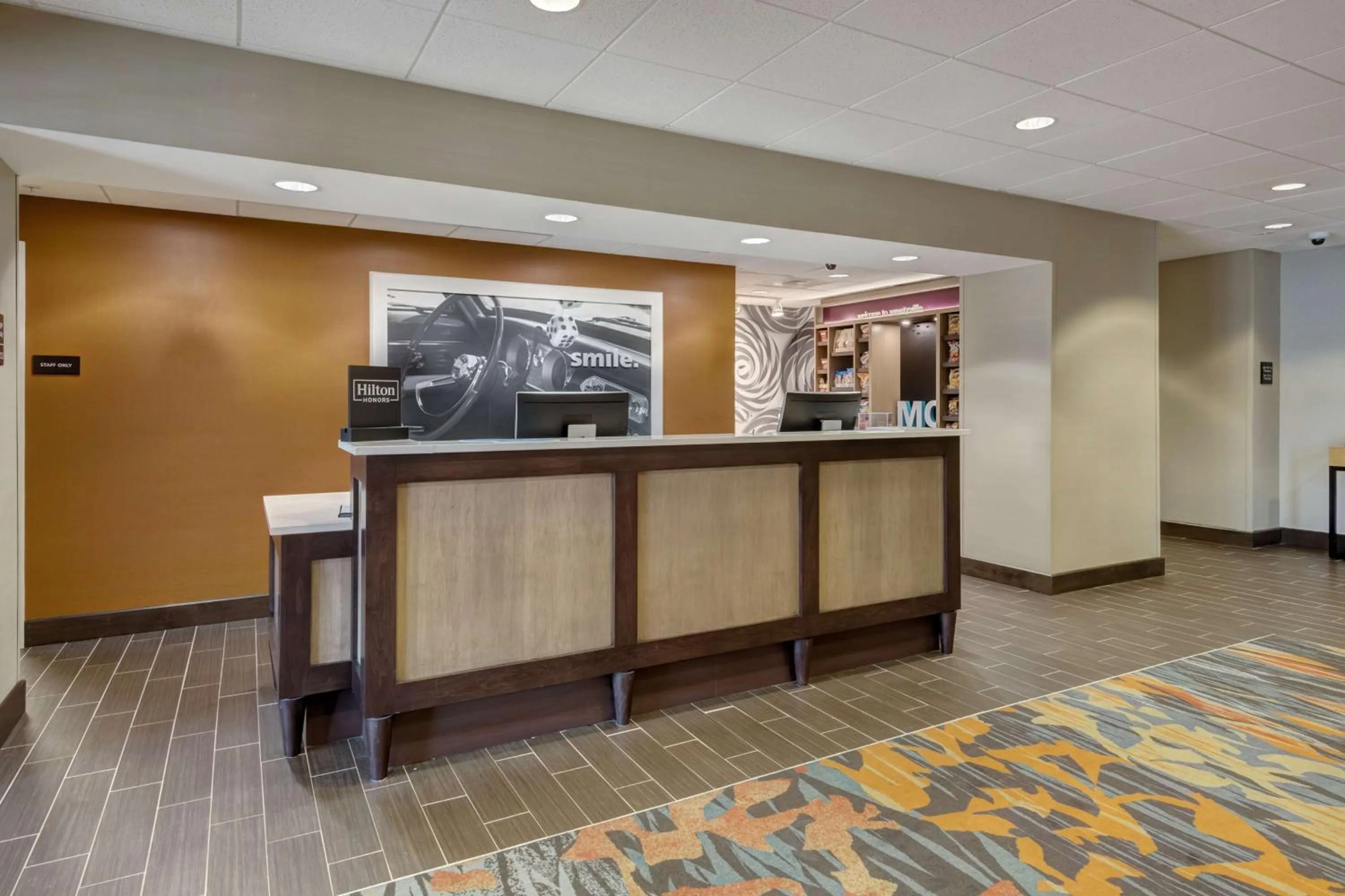Lobby or reception in Hampton Inn-St. Louis Wentzville, MO