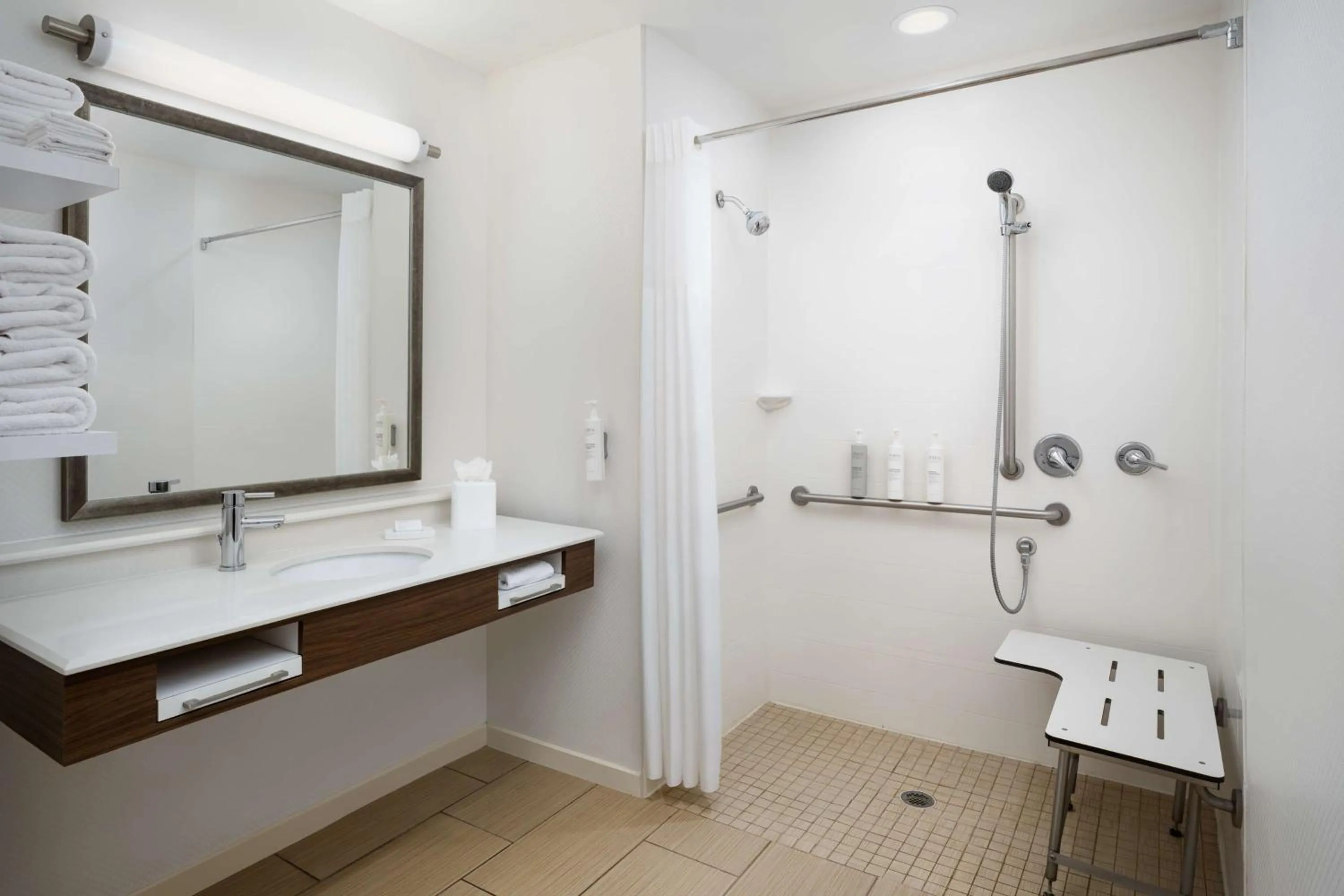 Bathroom in Hampton Inn Plant City