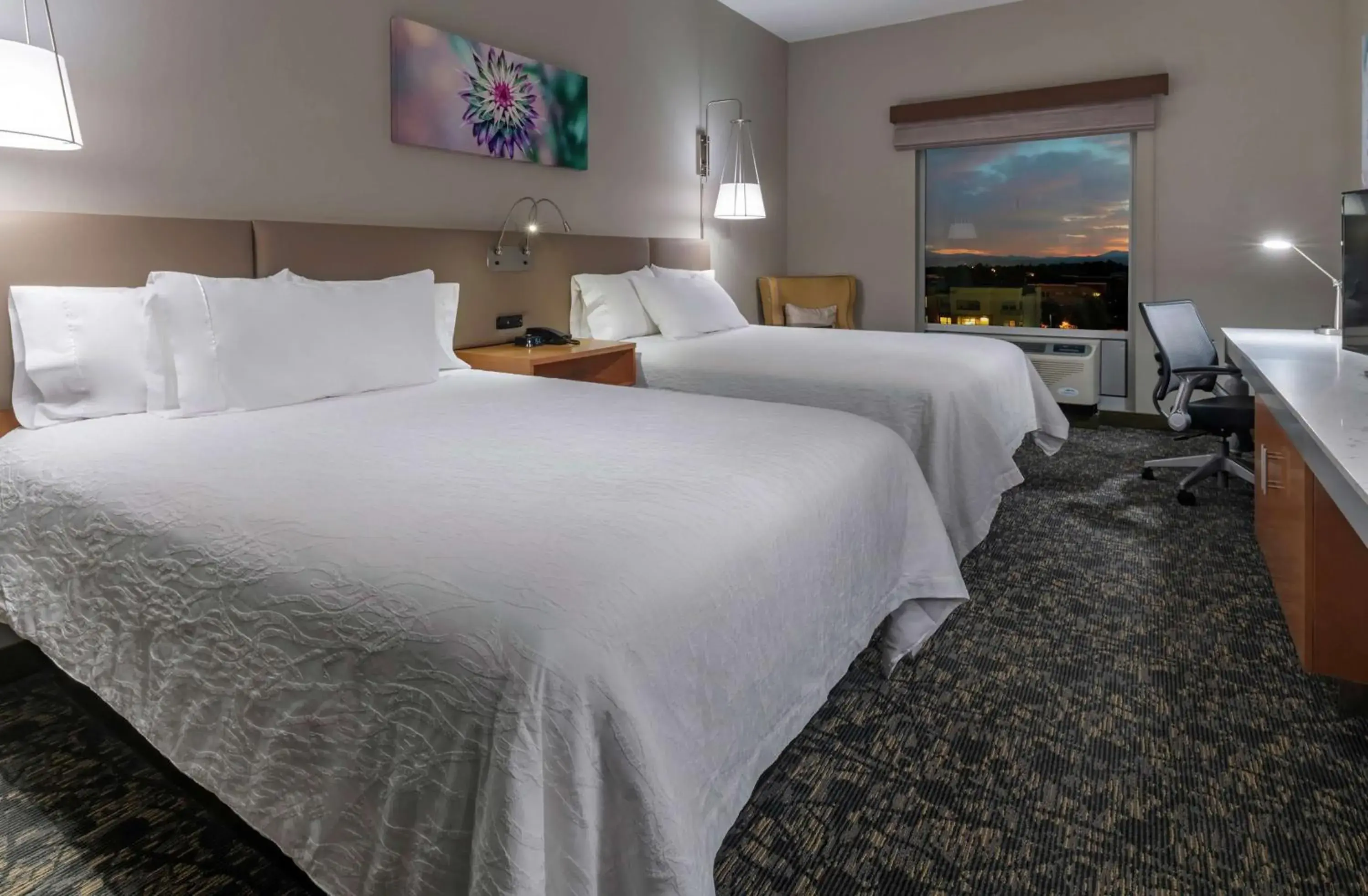 Queen Room with Two Queen Beds and View - Hearing Access in Hilton Garden Inn Arvada/Denver, CO Queen Room with Two Queen Beds and View - Hearing Access in Hilton Garden Inn Arvada/Denver, CO