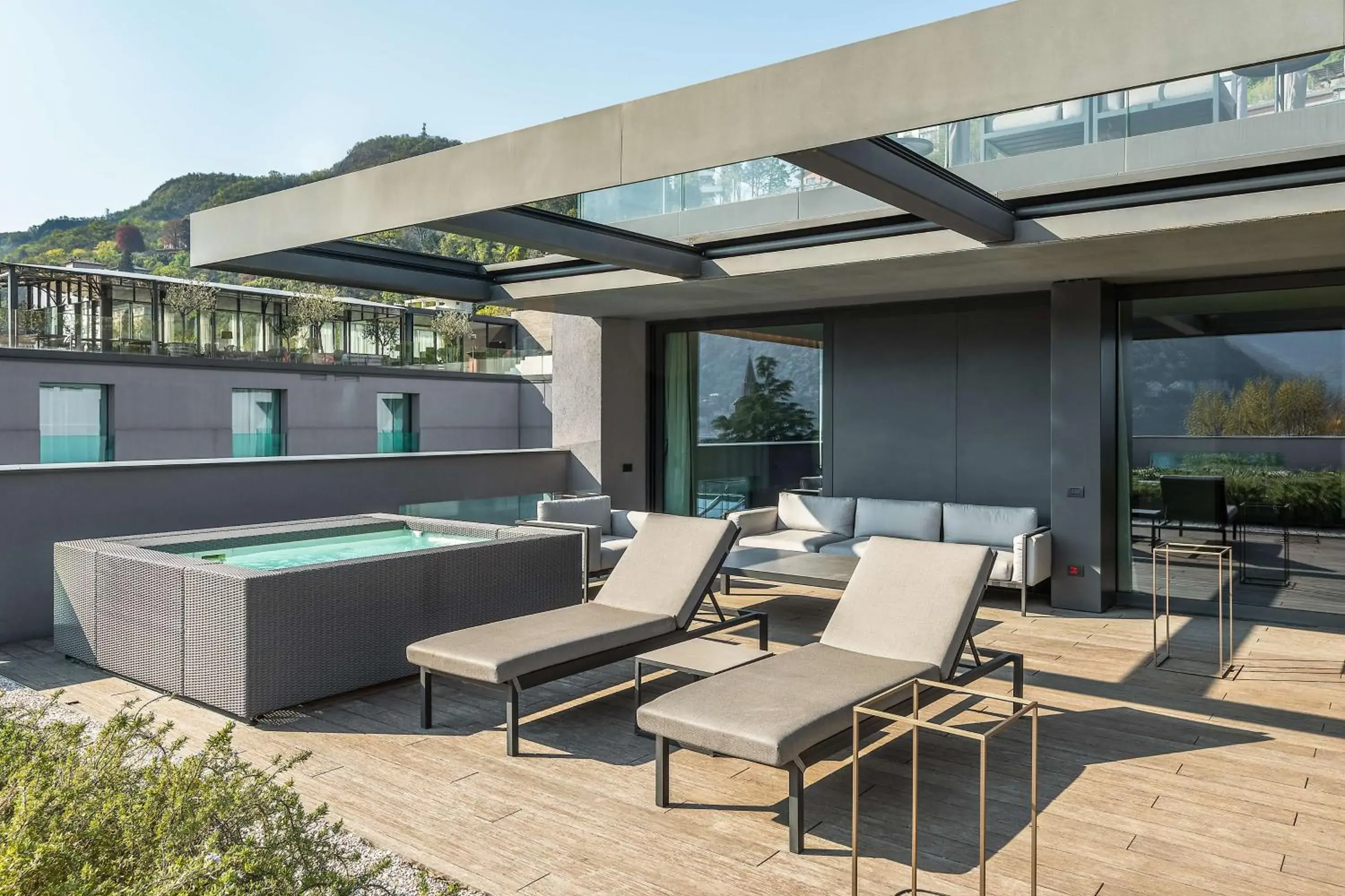 Superior Rooftop Suite in Hilton Lake Como Superior Rooftop Suite in Hilton Lake Como