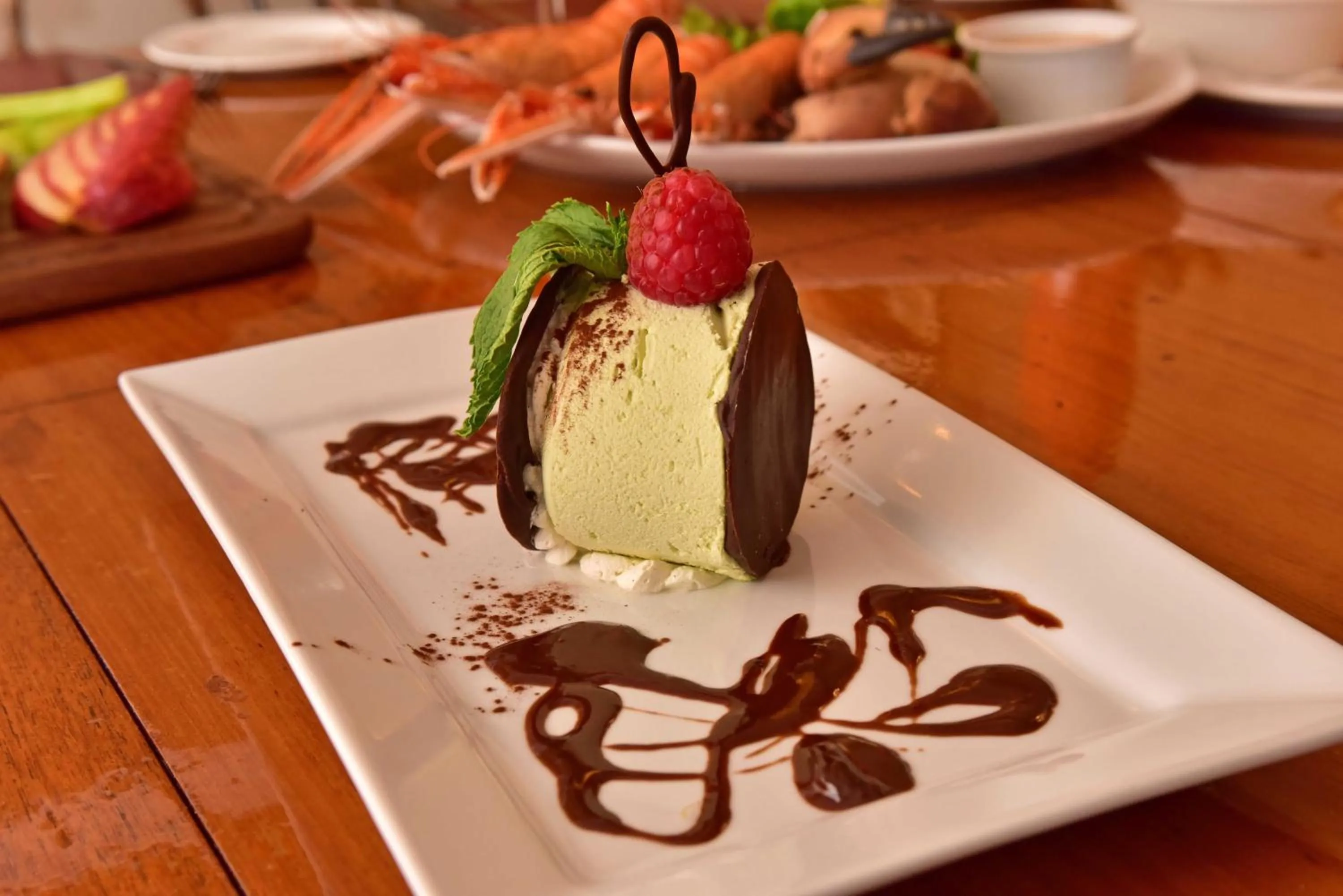 Food close-up in Ailean Chraggan