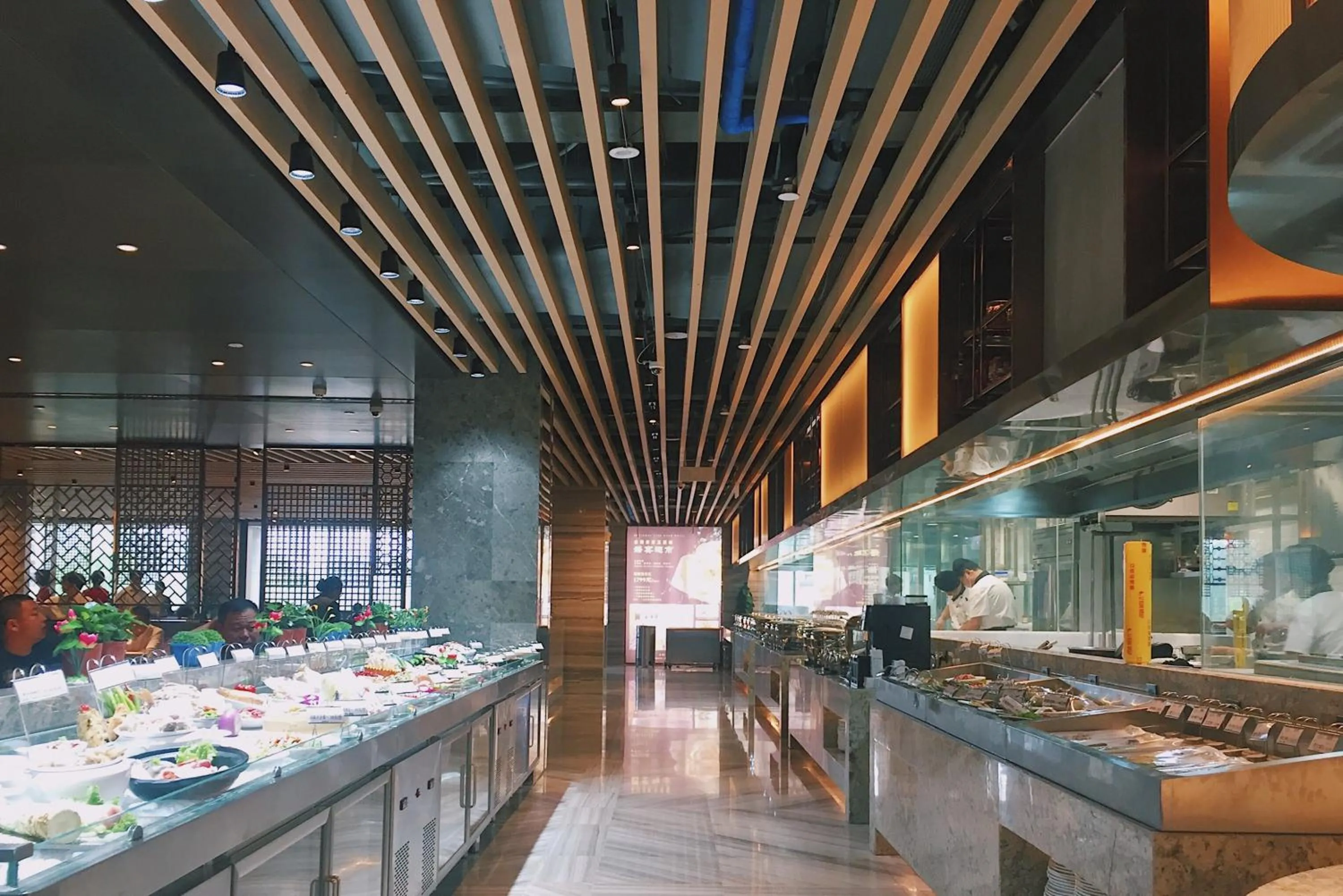 Buffet breakfast in Yantai Meiya International ApartHotel (Previous Ramada Plaza)
