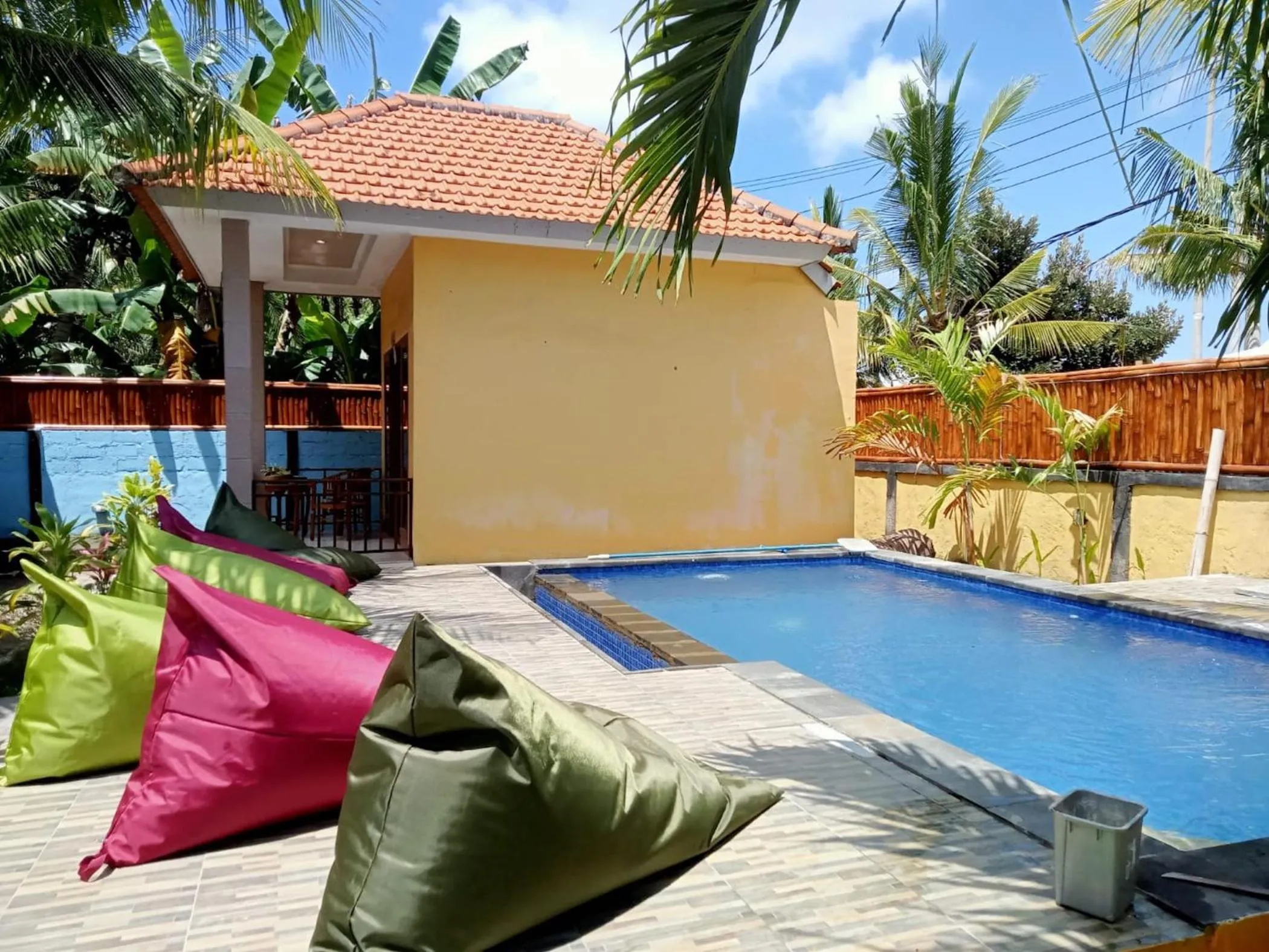 Pool view in Yellow Bridge Guest House