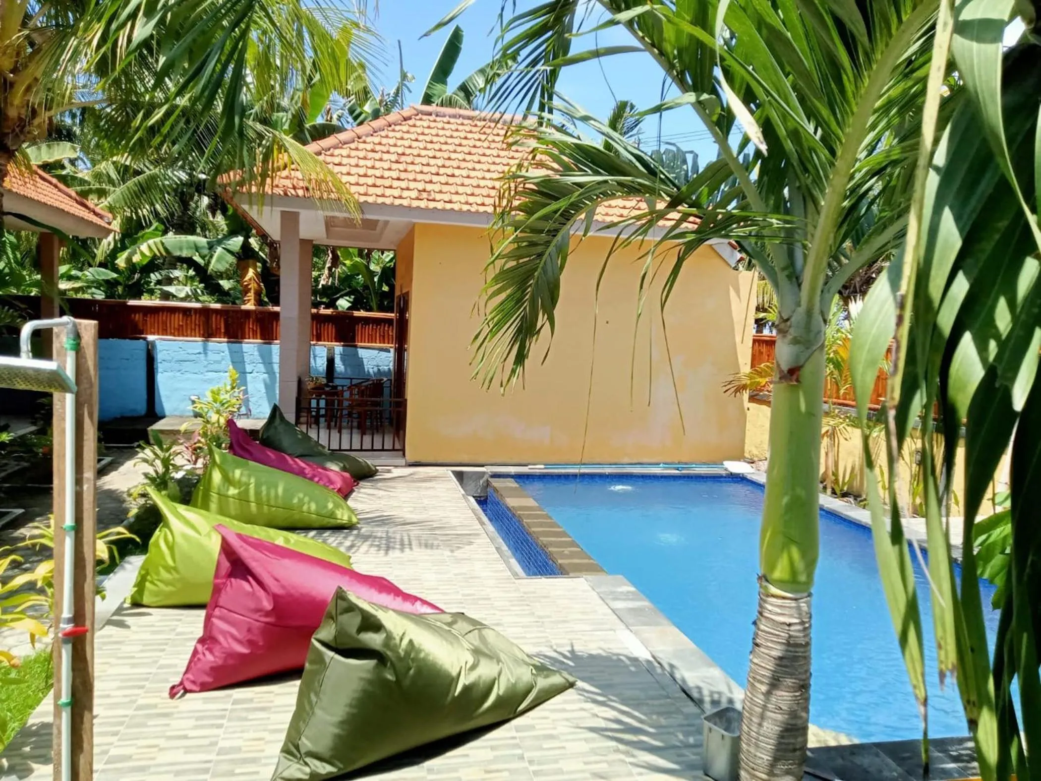 Pool view in Yellow Bridge Guest House