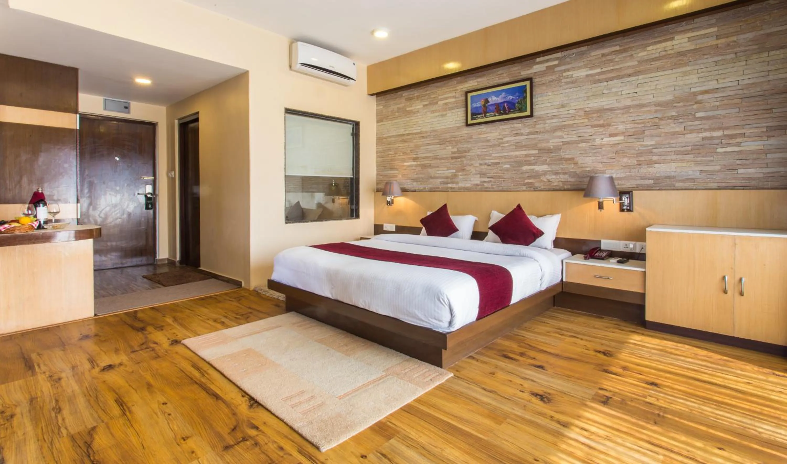 Bed in Hotel Queens Park