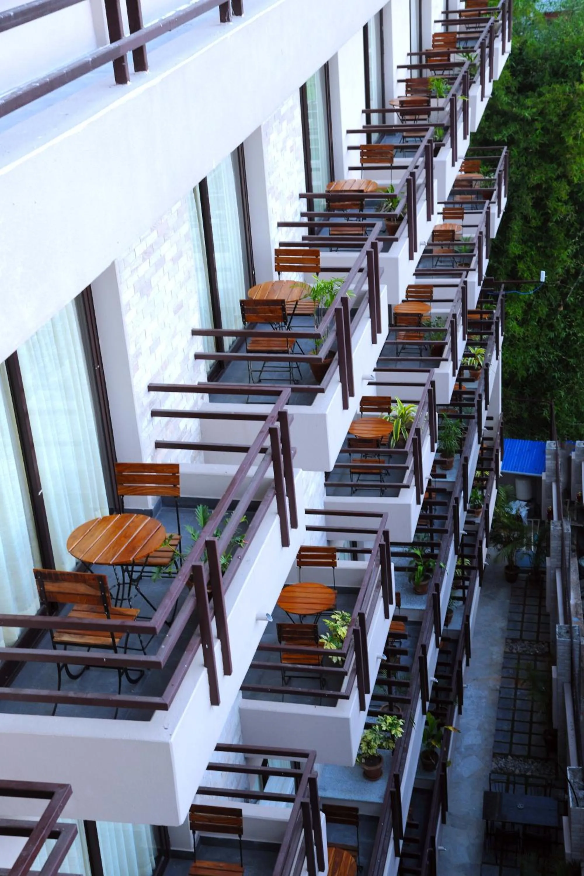 Patio in Hotel Queens Park