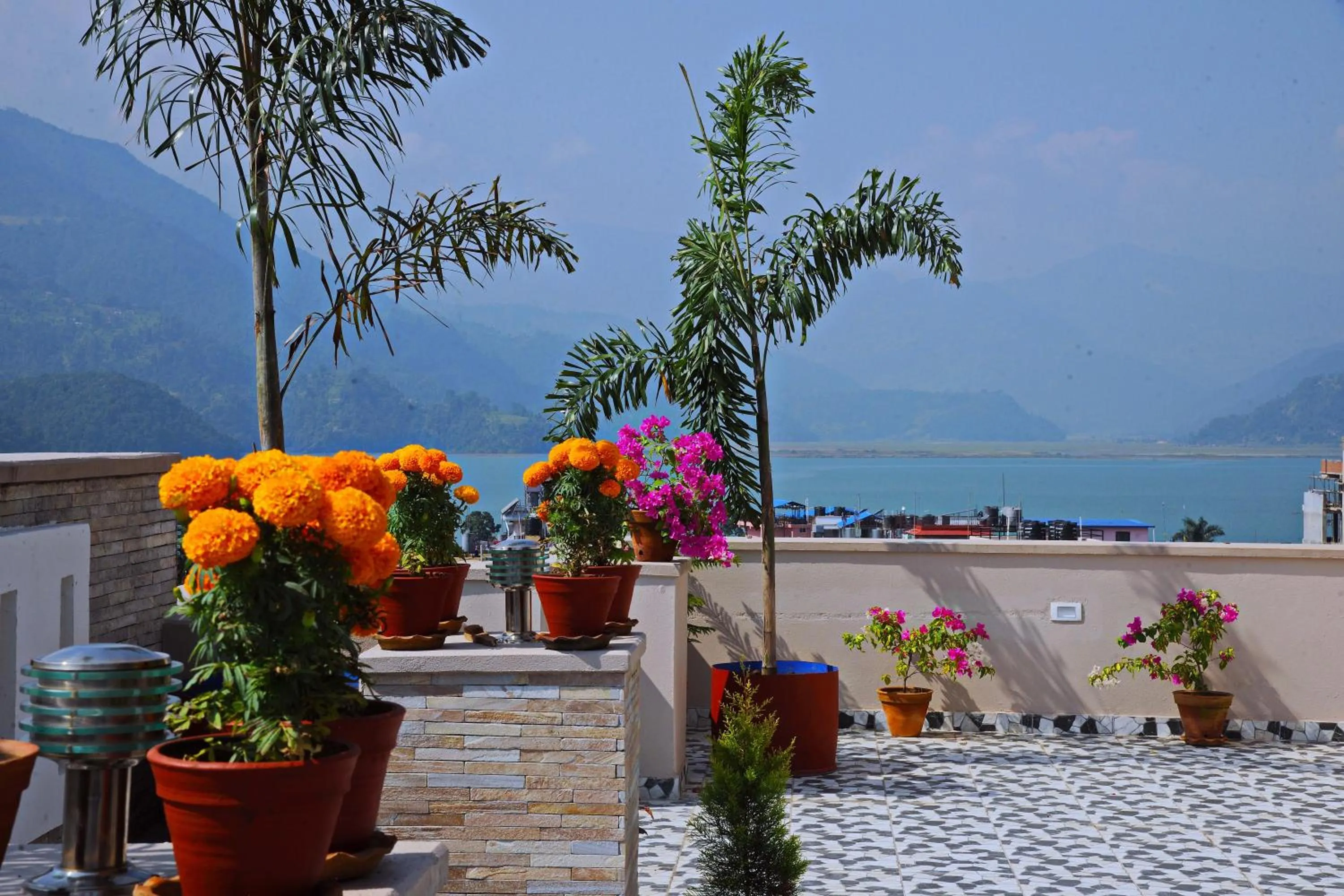 Lake view in Hotel Queens Park