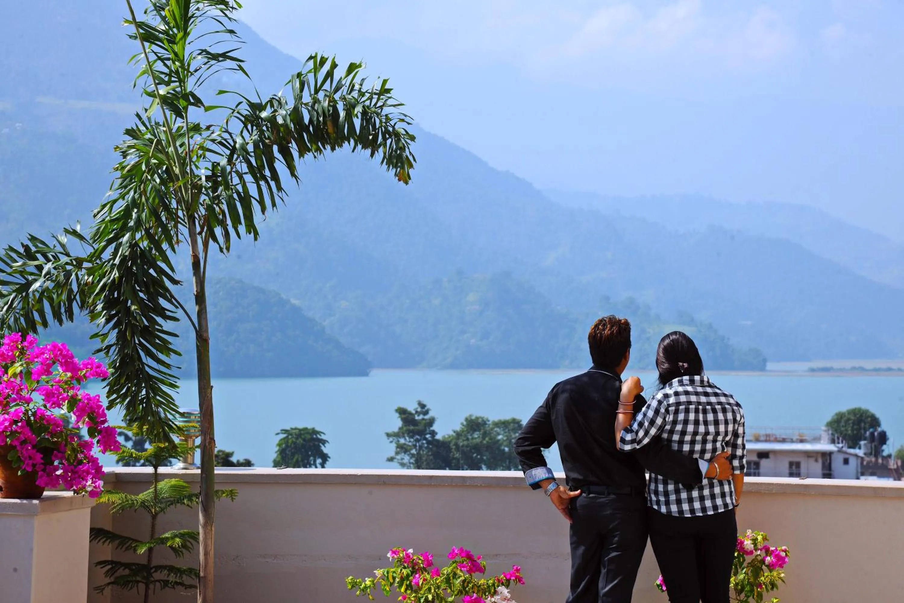 Lake view in Hotel Queens Park