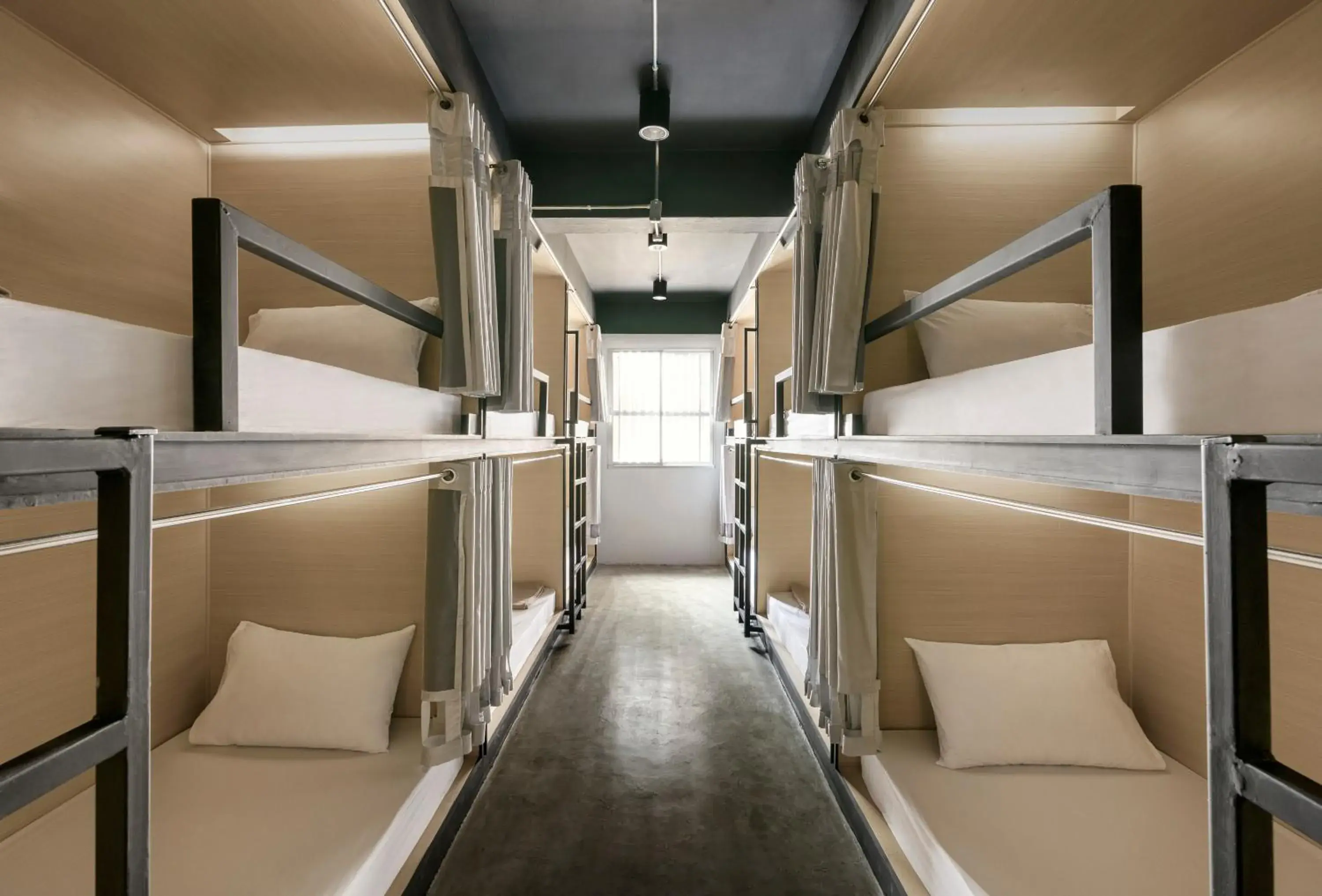 Bunk Bed in Mixed Dormitory Room in ORA Hostel Bangkok Bunk Bed in Mixed Dormitory Room in ORA Hostel Bangkok