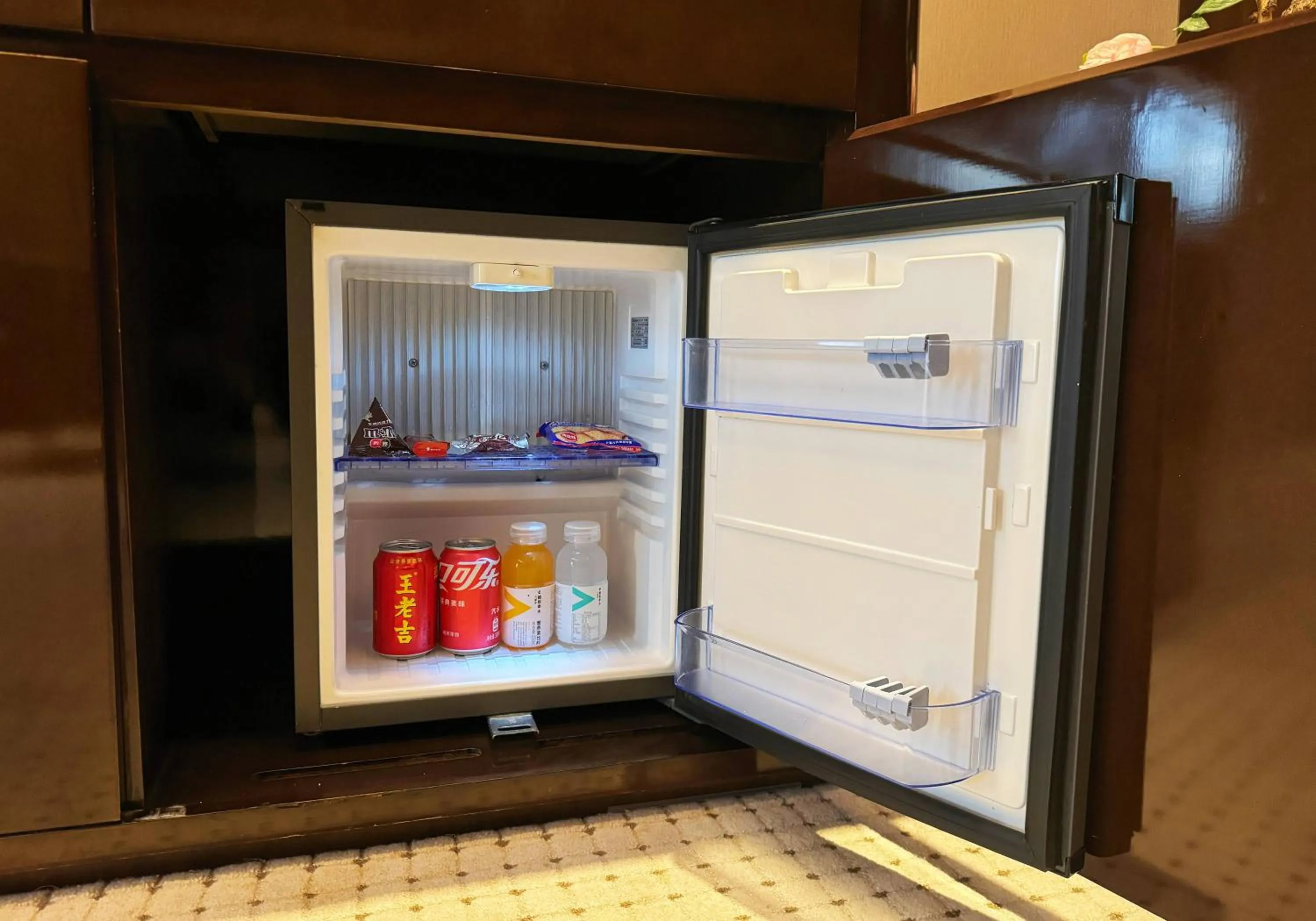 minibar in Royal Garden Hotel Shanghai