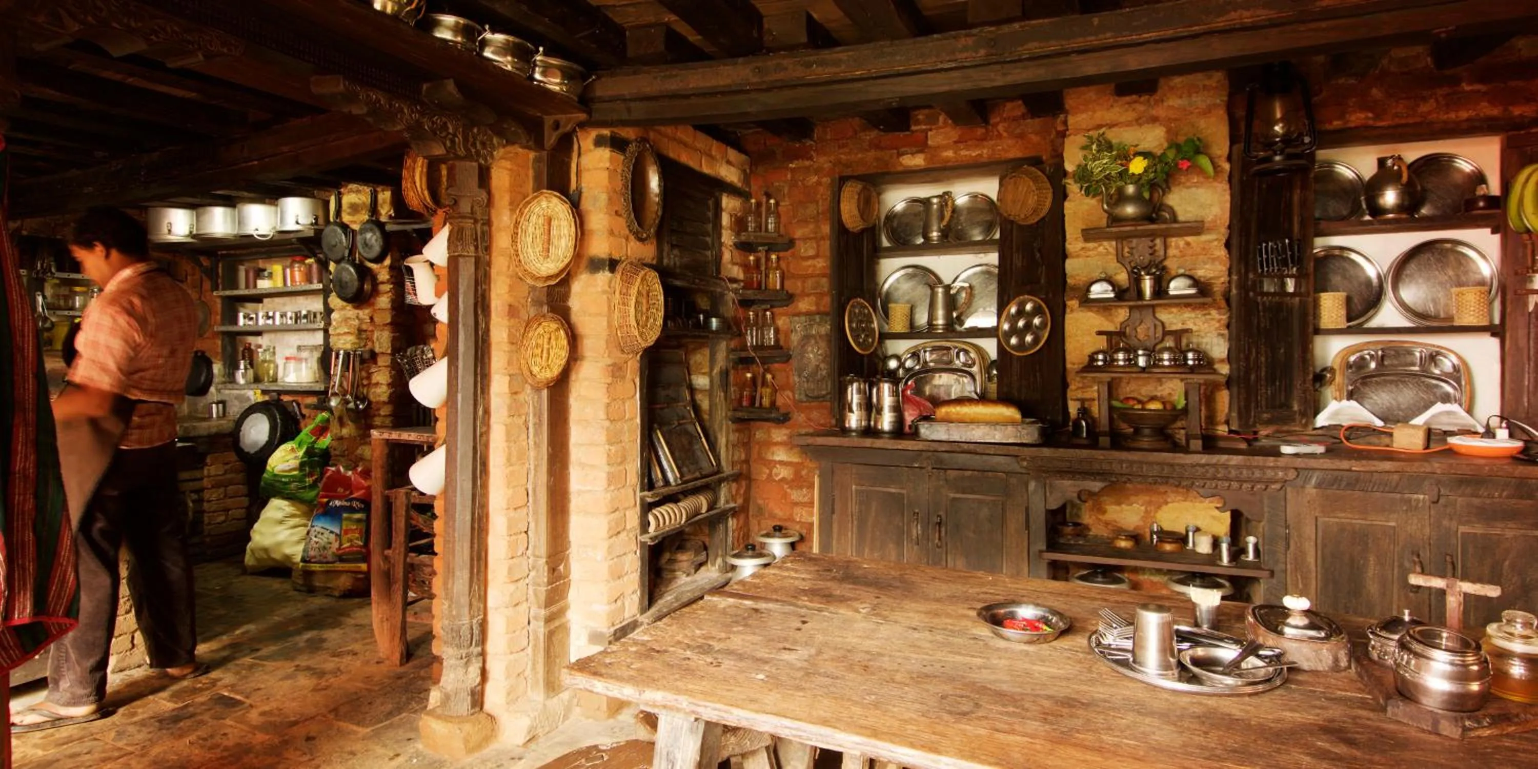 kitchen in The Famous Farm