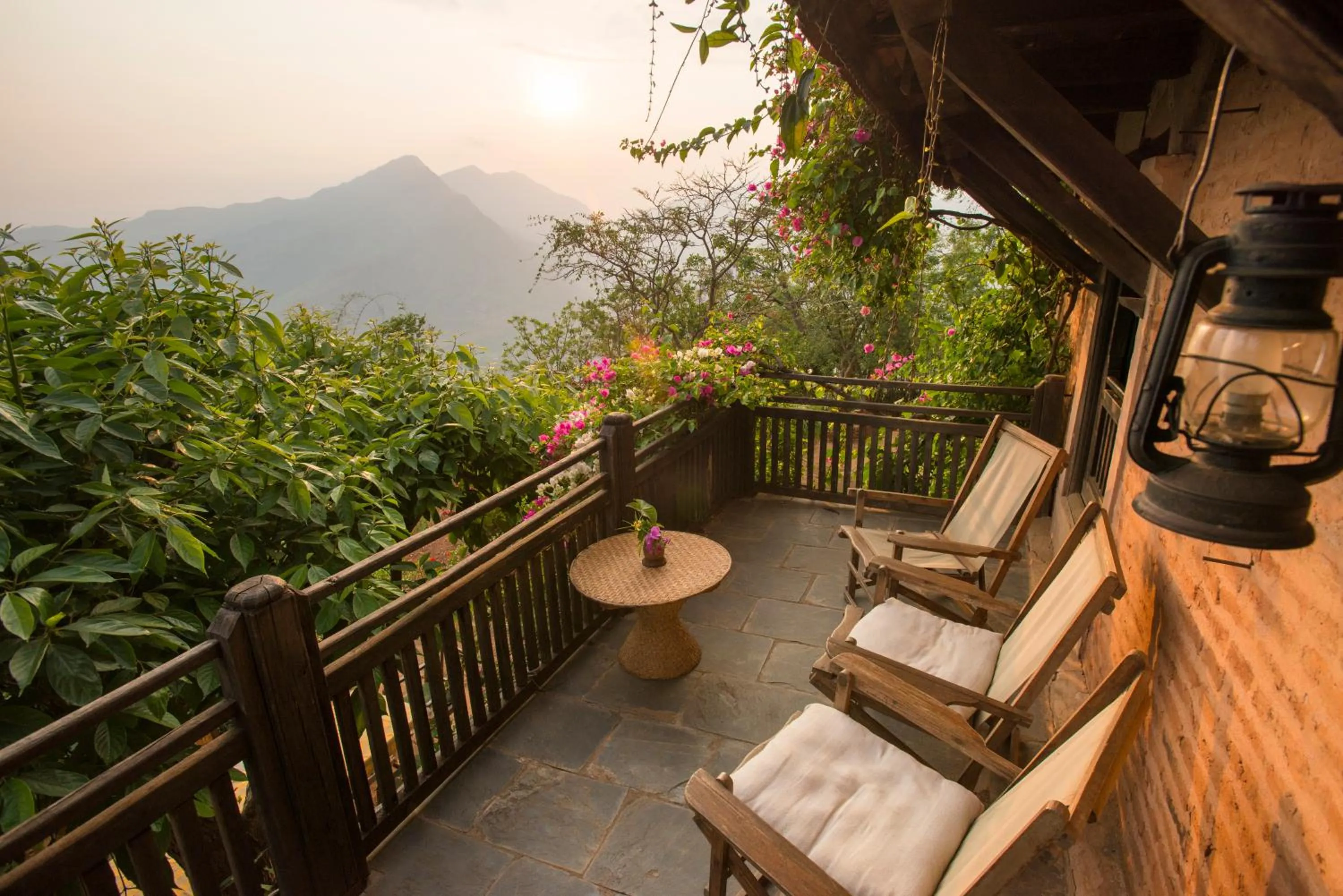 Mountain view in The Famous Farm