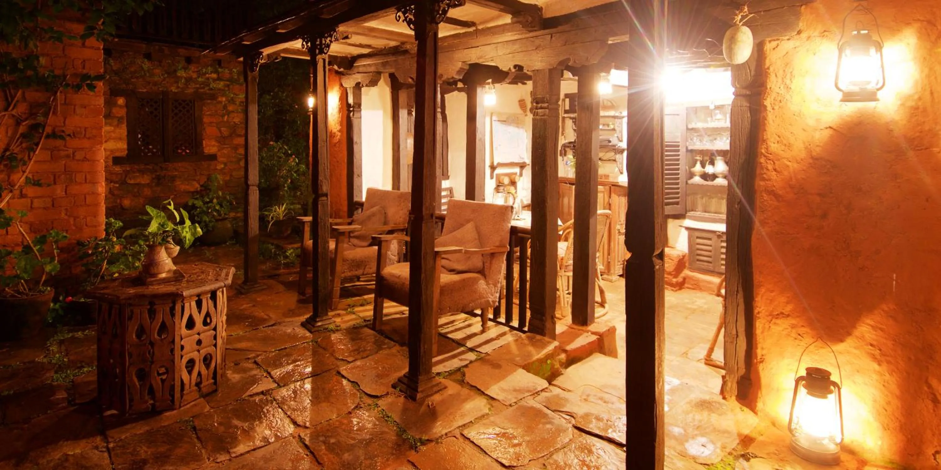 Living room in The Famous Farm