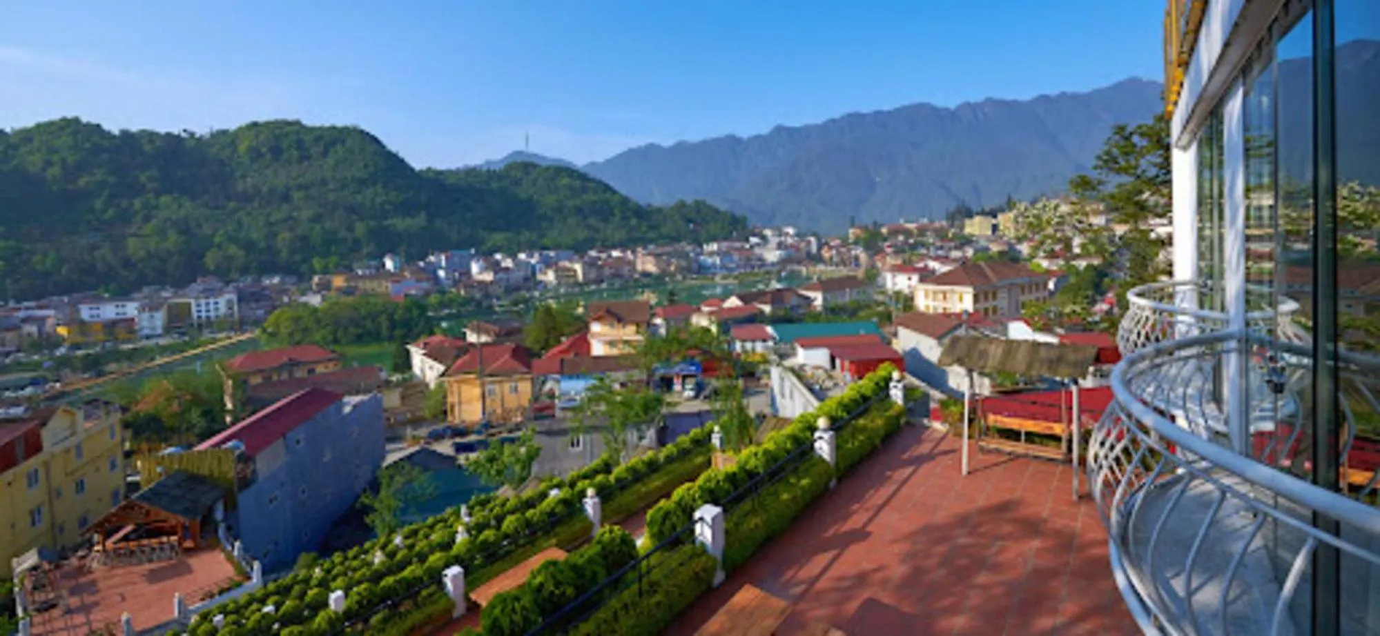 Property building in Sapa Village Hotel