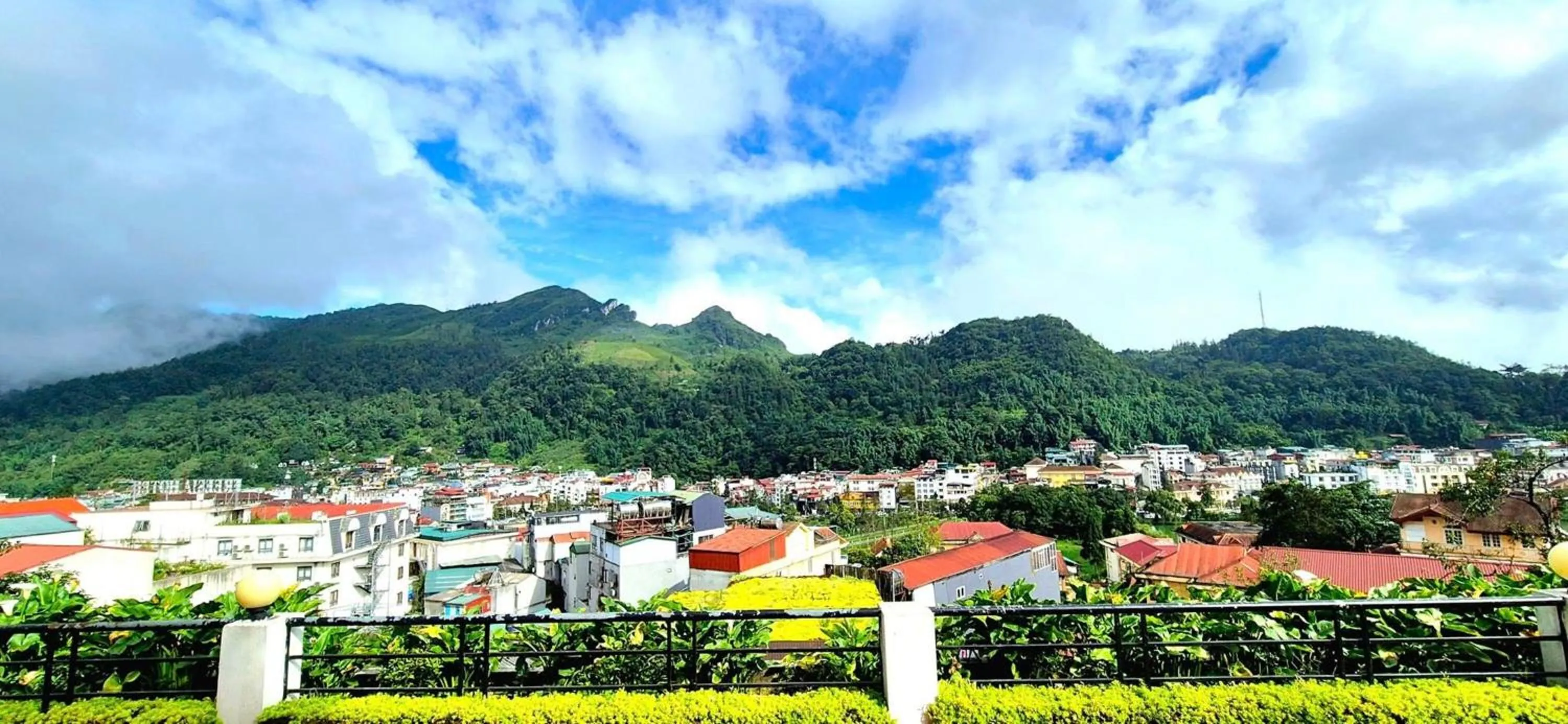 Property building in Sapa Village Hotel