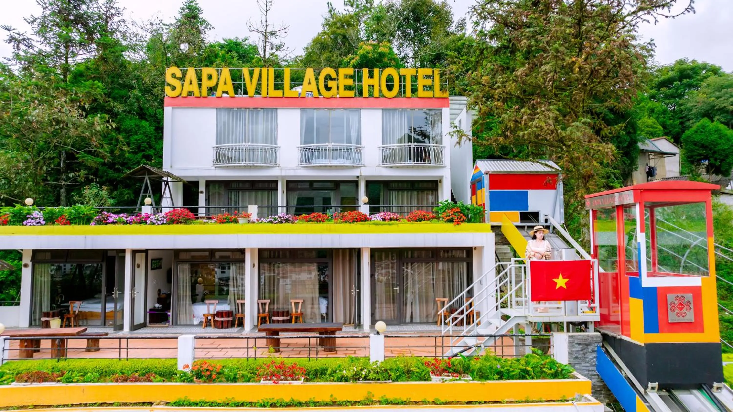 Property building in Sapa Village Hotel