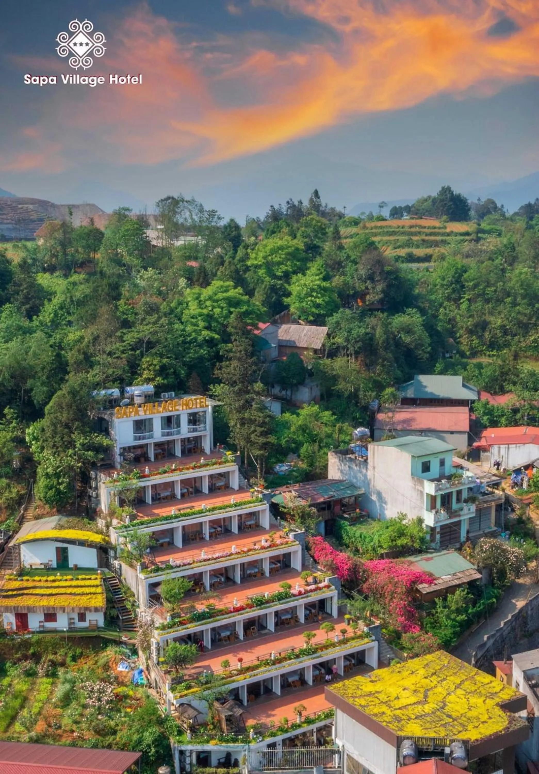 Property building in Sapa Village Hotel