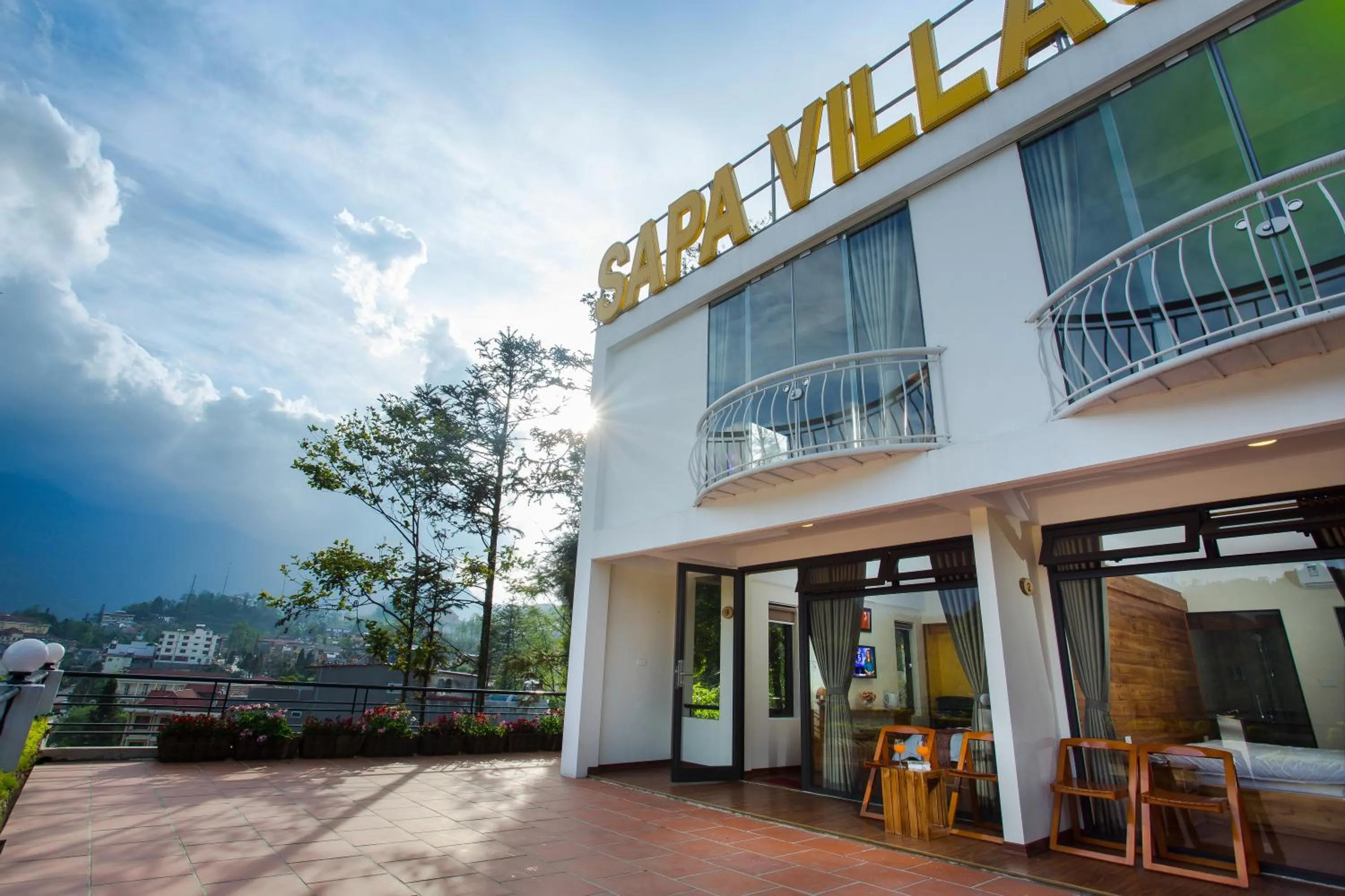 Property building in Sapa Village Hotel