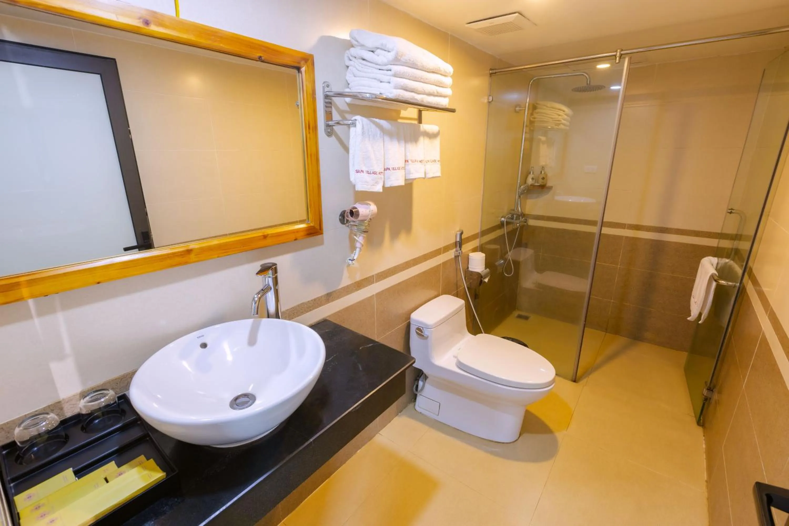 Shower in Sapa Village Hotel