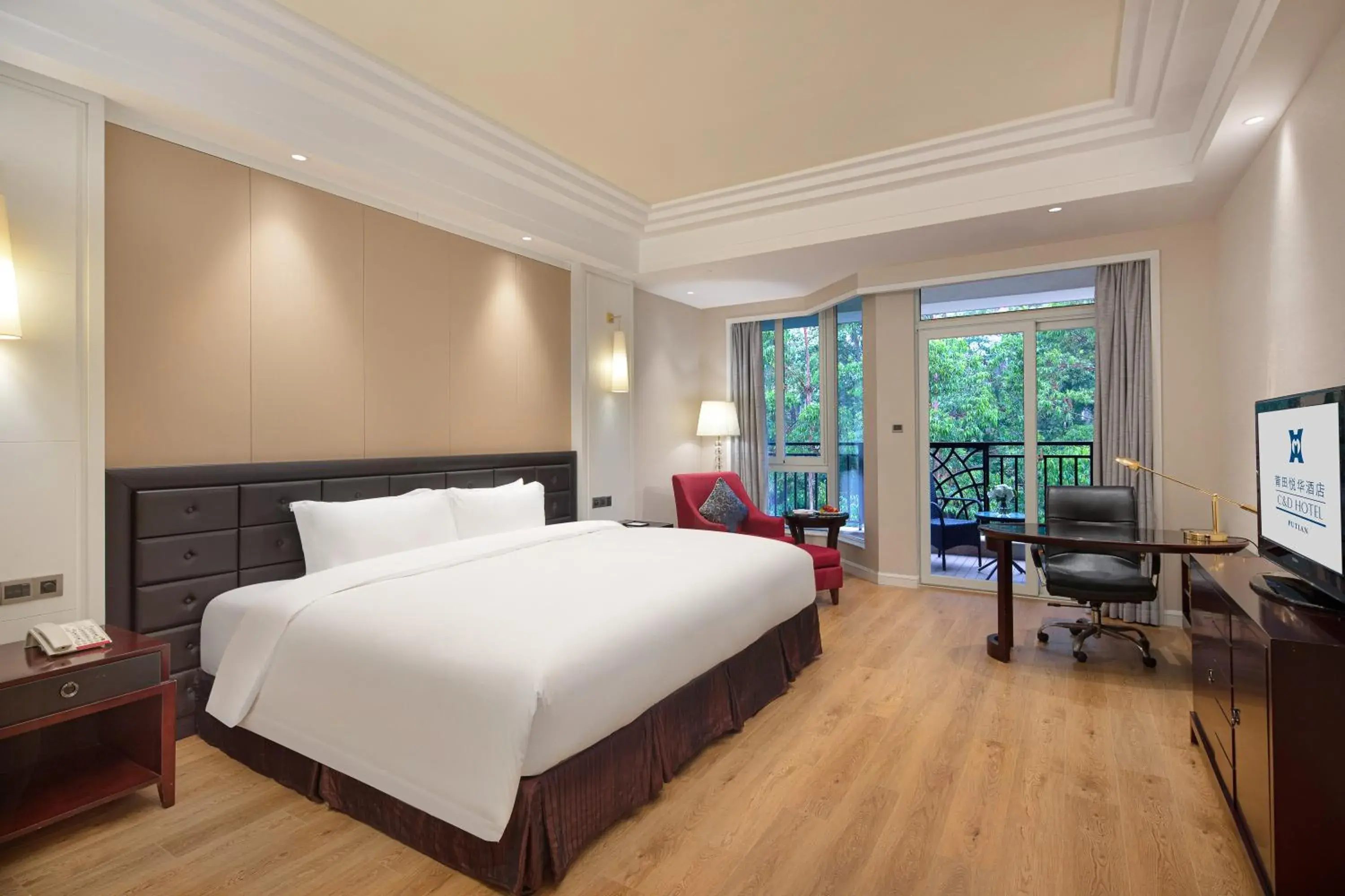 Executive Double Room with Garden View in C&D Hotel,Putian Executive Double Room with Garden View in C&D Hotel,Putian