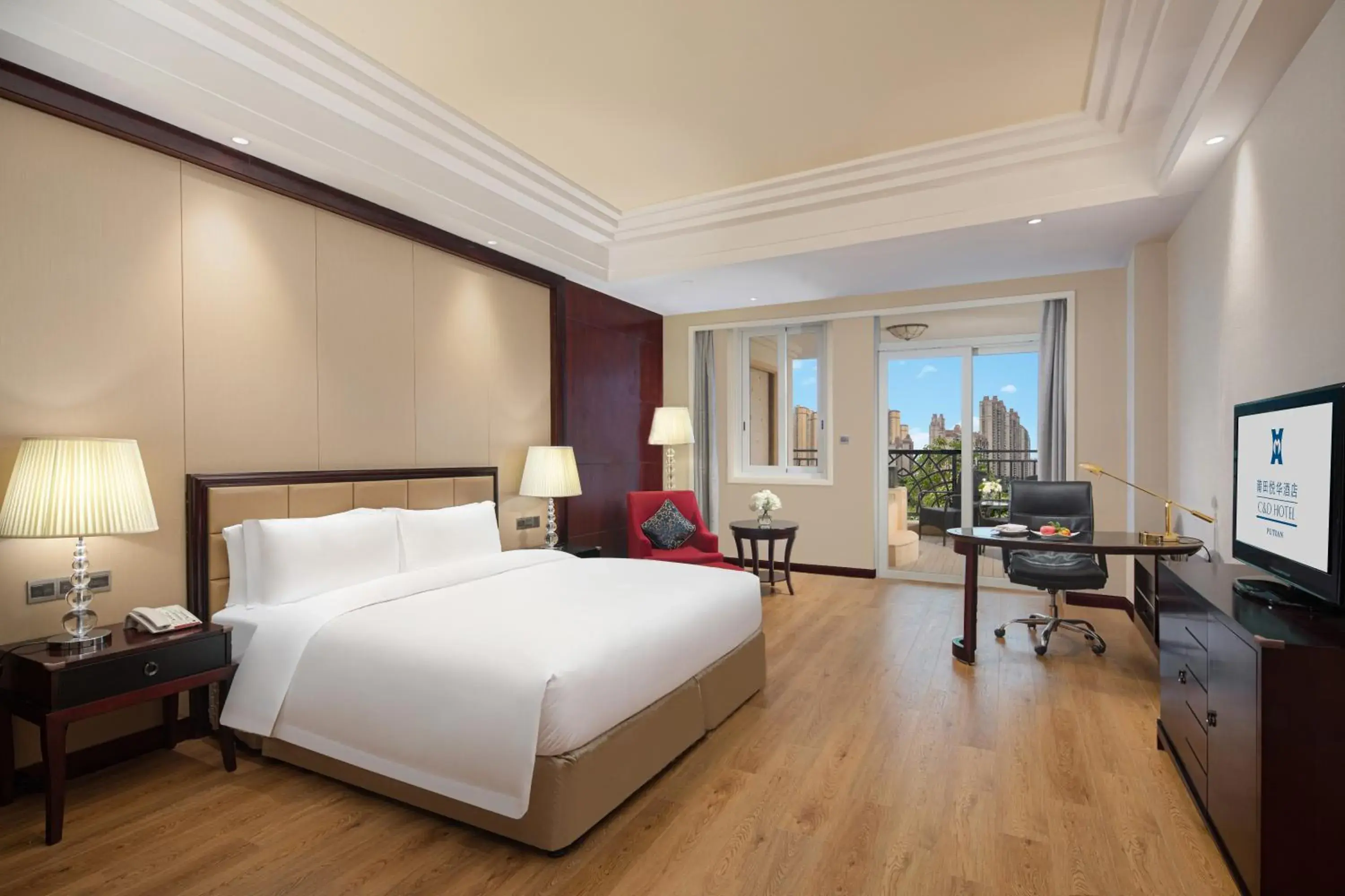 Deluxe Double Room with Mountain View in C&D Hotel,Putian Deluxe Double Room with Mountain View in C&D Hotel,Putian