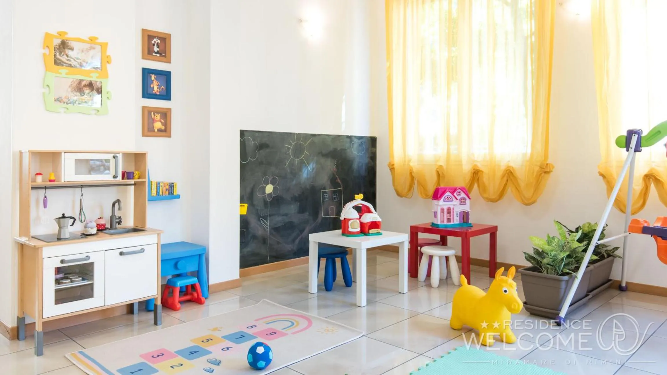 Children play ground in Welcome Residence per famiglie