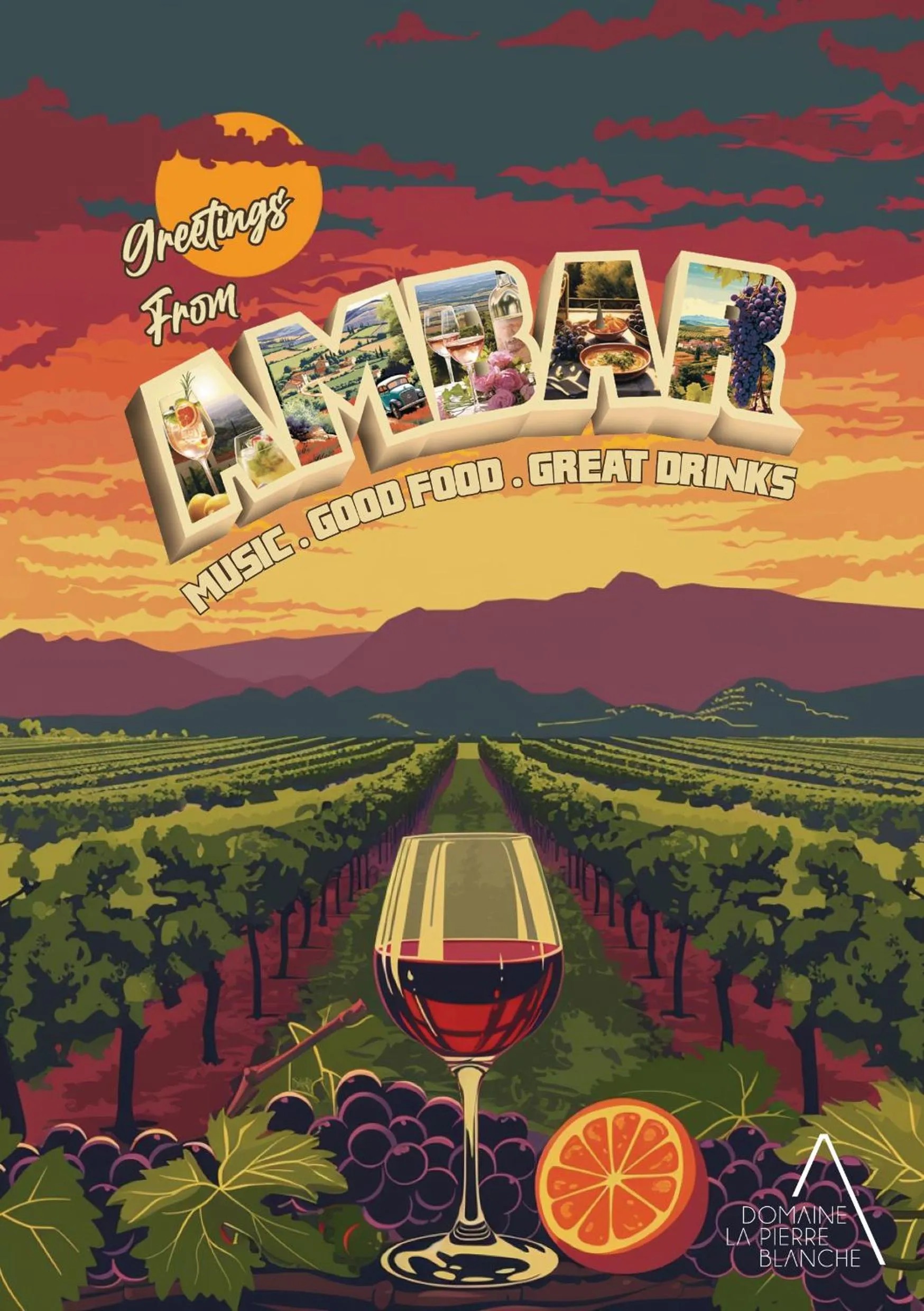 Restaurant/places to eat in Domaine la Pierre Blanche