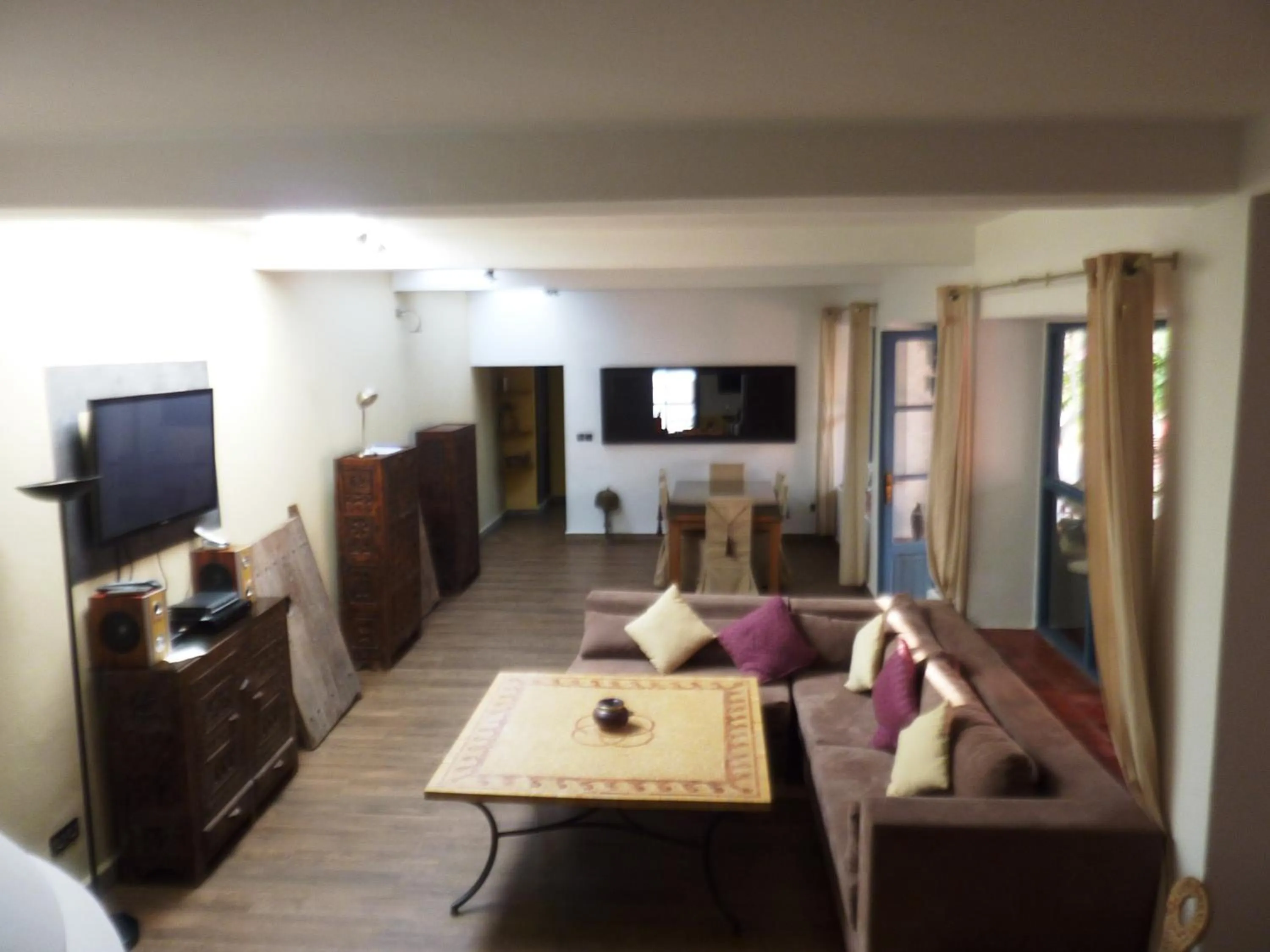 Communal lounge/ TV room in Villa Grenadine