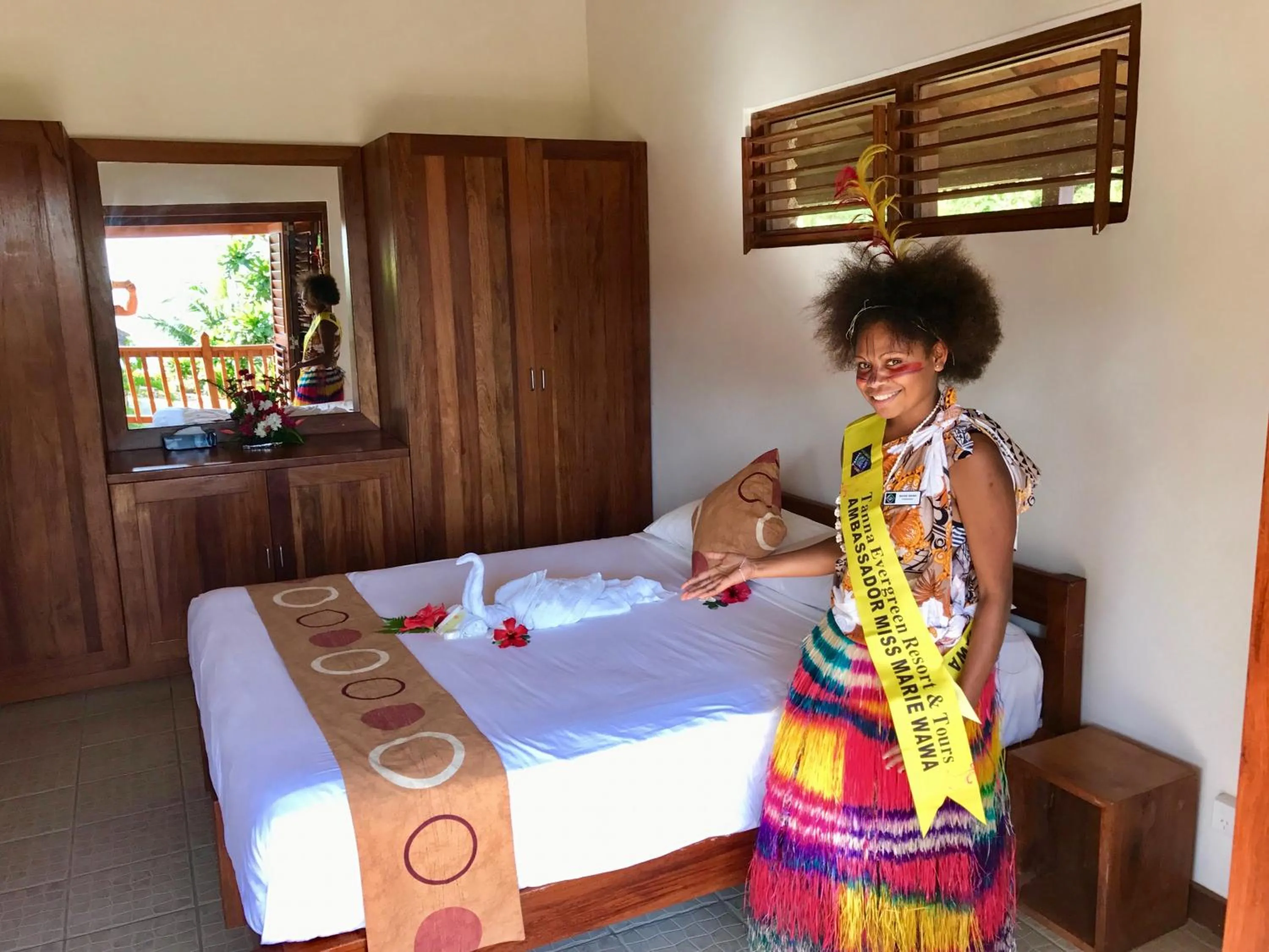 Photo of the whole room in Tanna Evergreen Resort & Tours