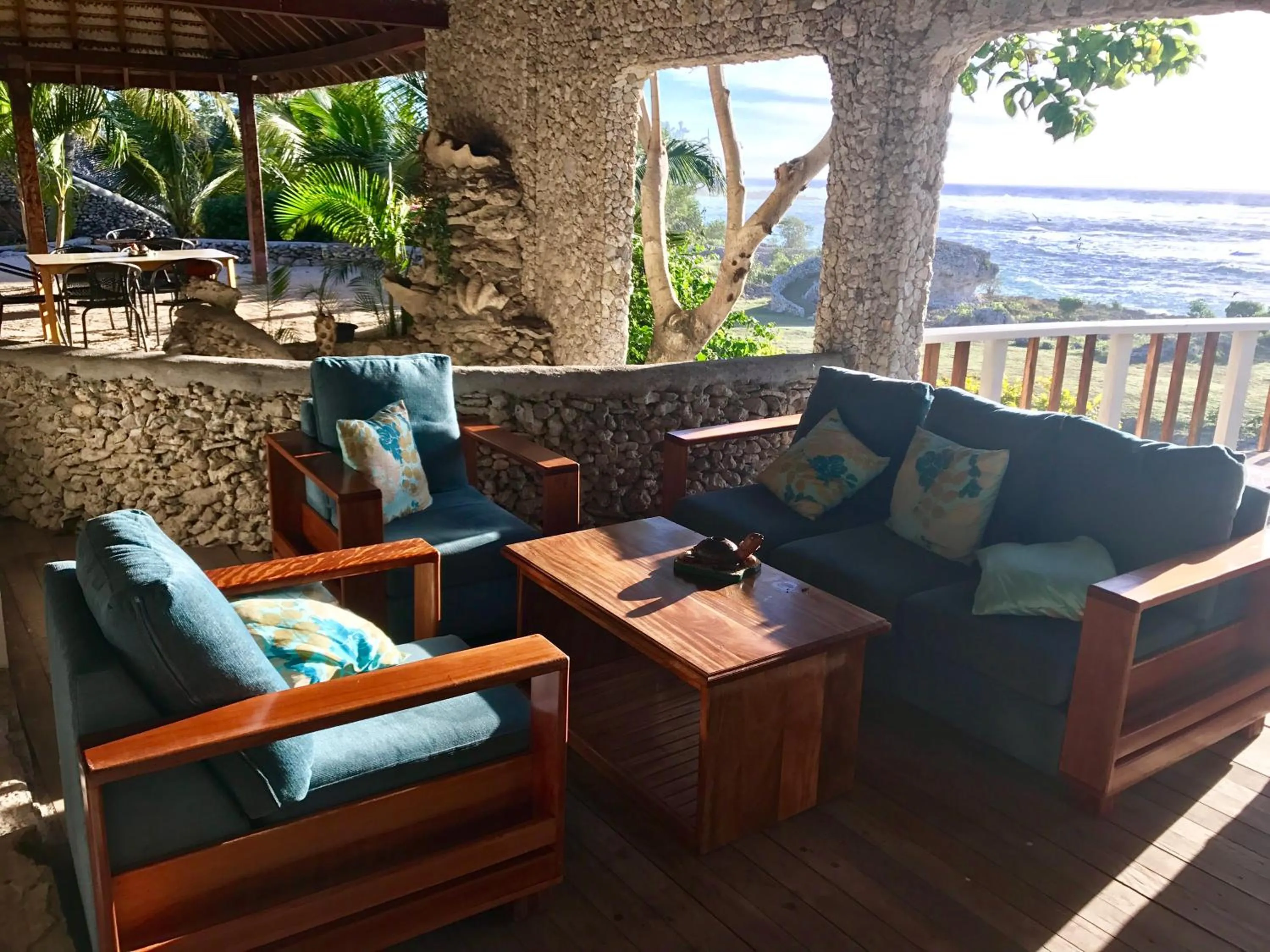 Balcony/Terrace in Tanna Evergreen Resort & Tours