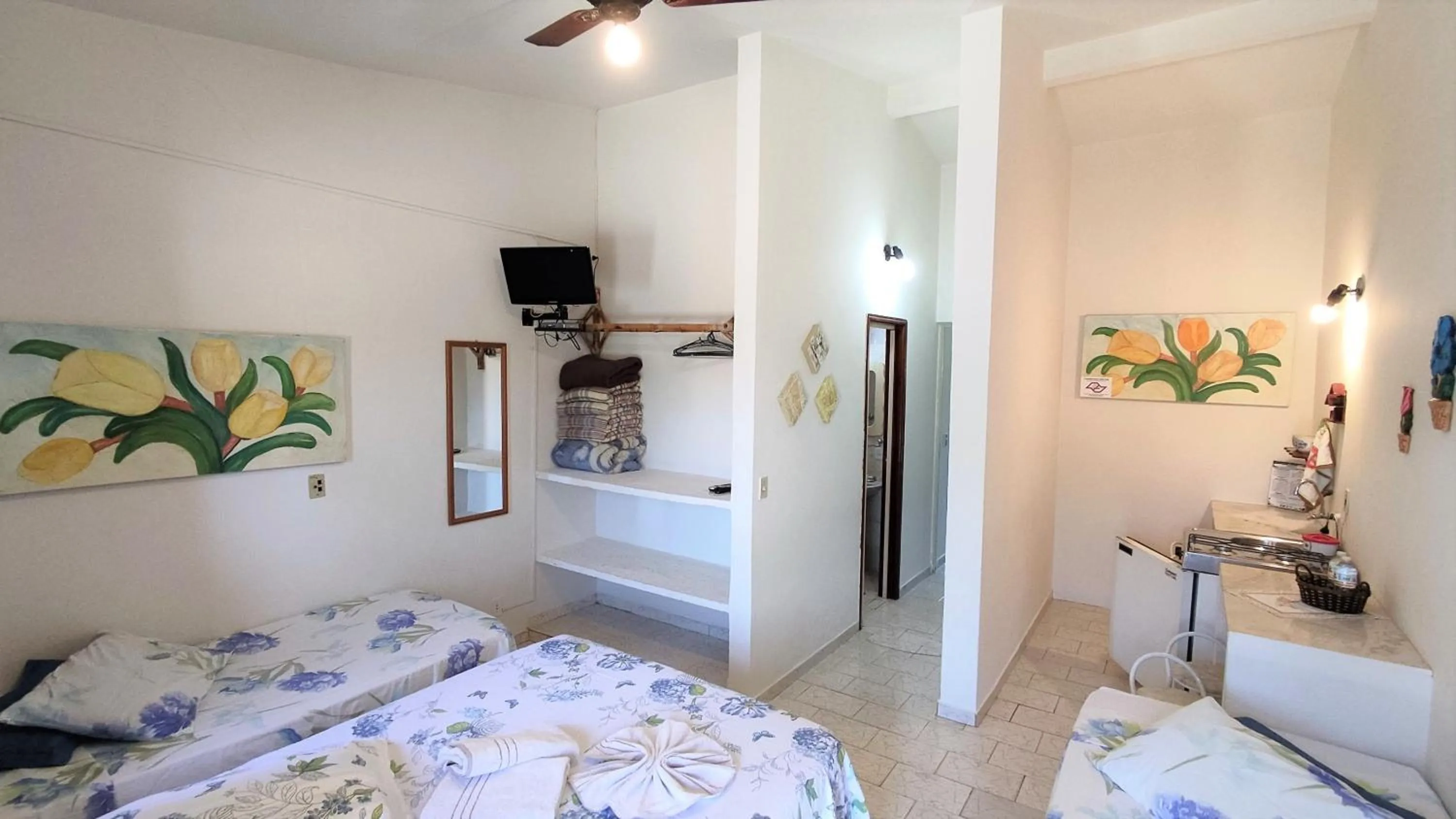 Bed in Chalés Vila da Serra