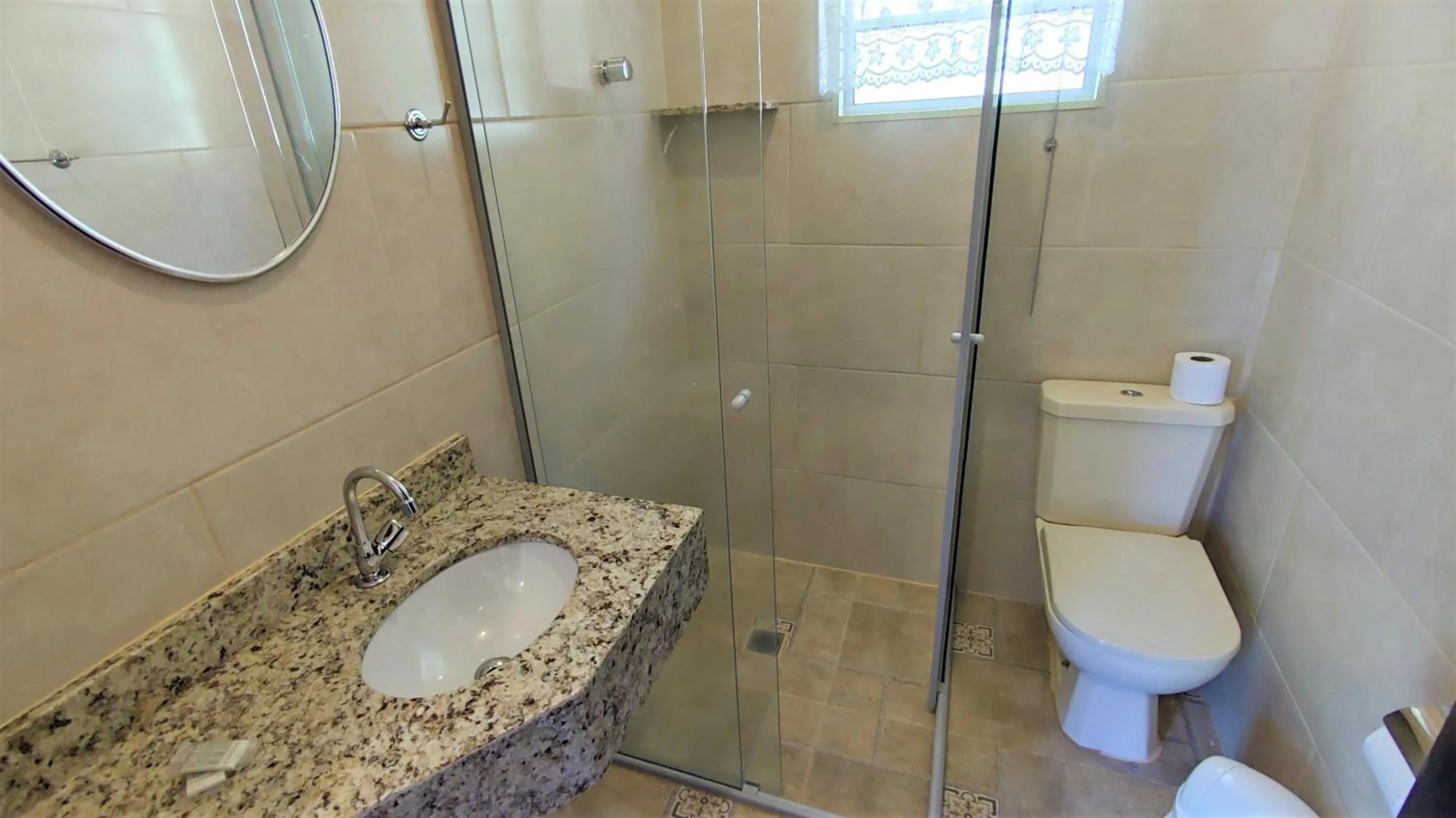 Bathroom in Chalés Vila da Serra