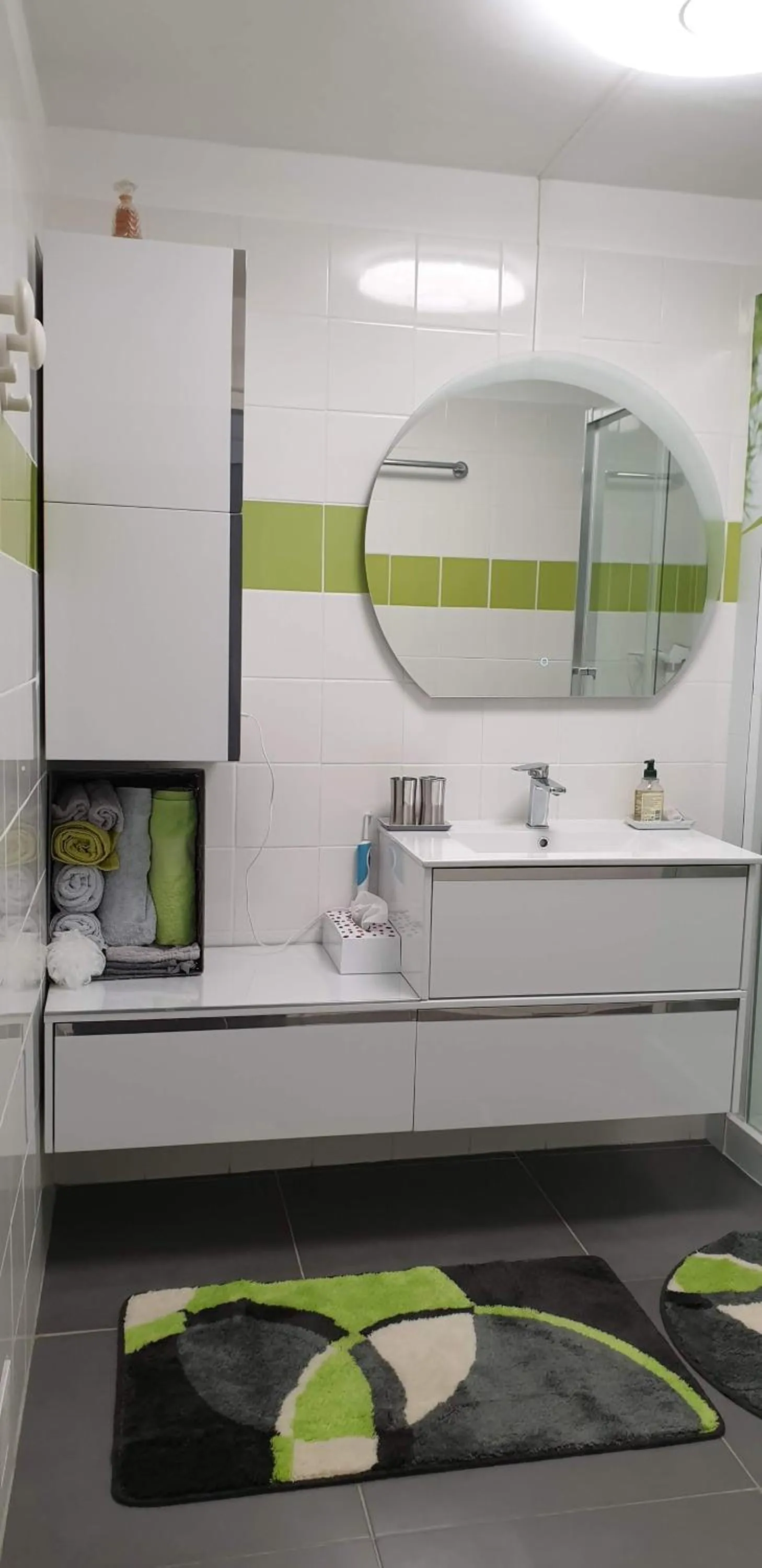 Shower in Chambres d'hôtes Chez Pat et Nanou