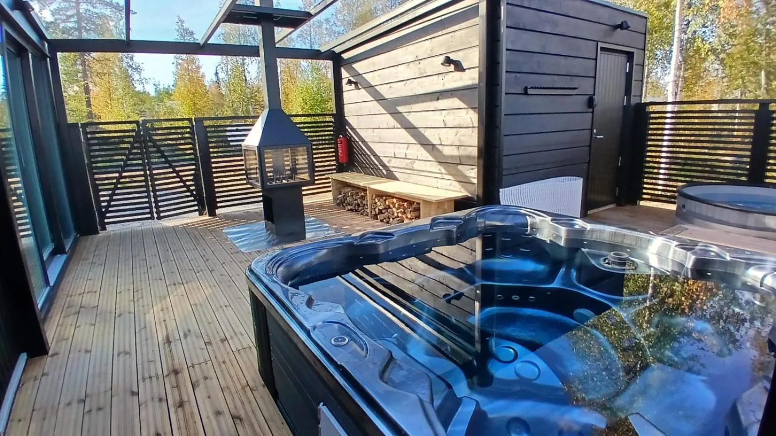 Sauna in Northern Lights Ranch