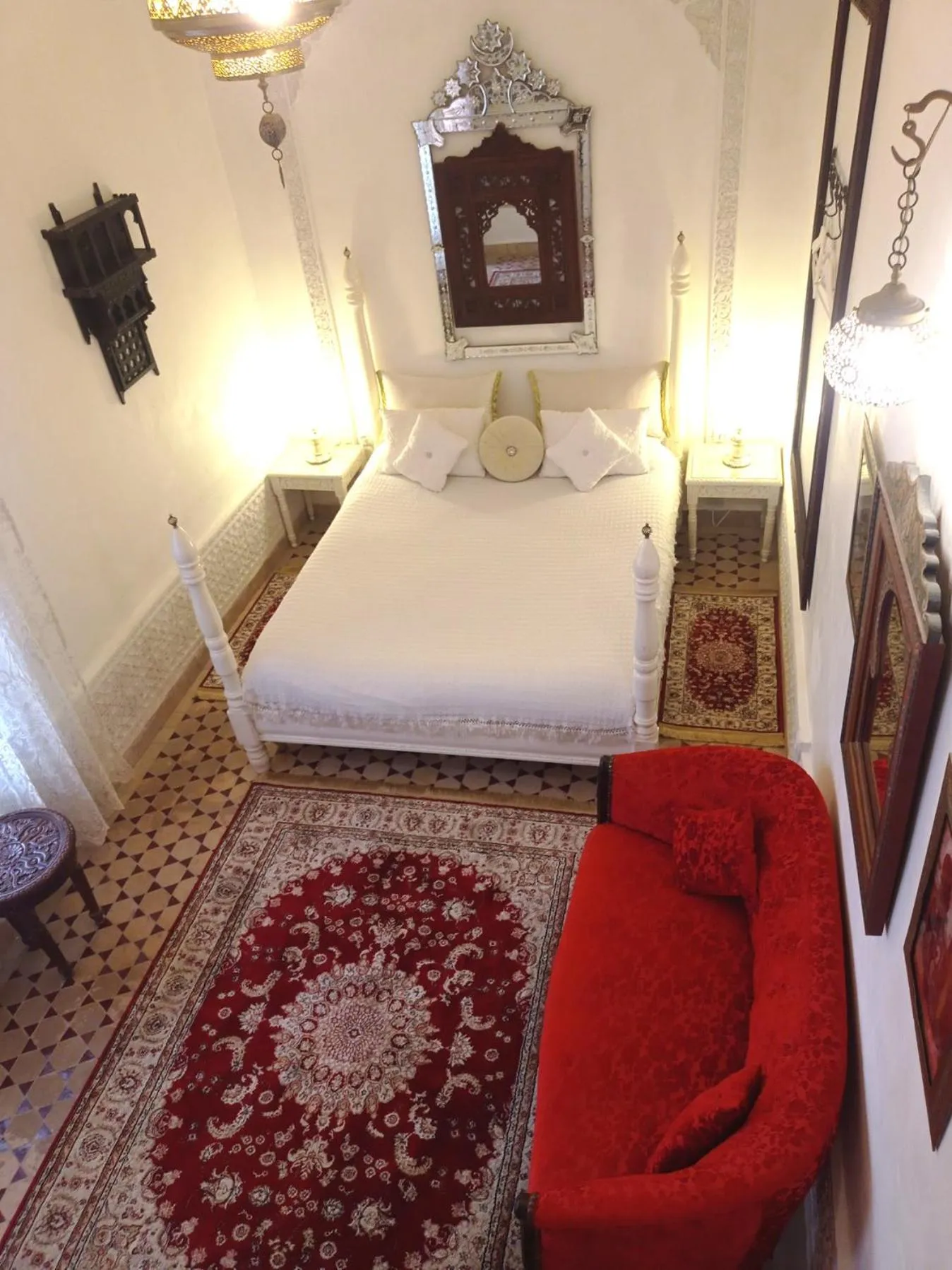 Bed in Riad Dar Arsama