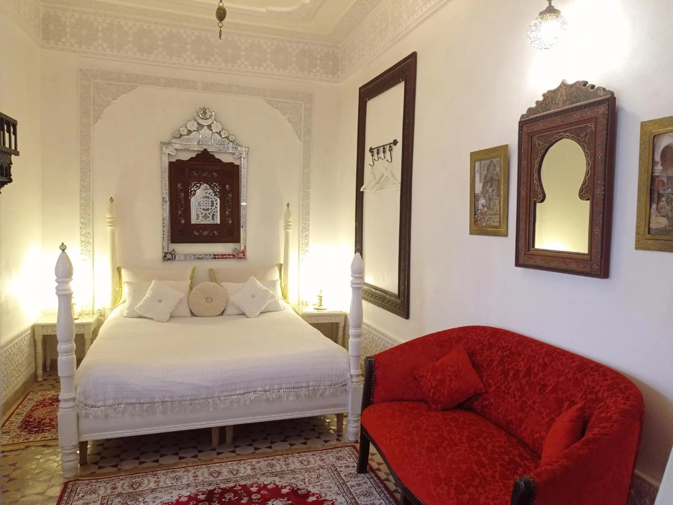 Bed in Riad Dar Arsama