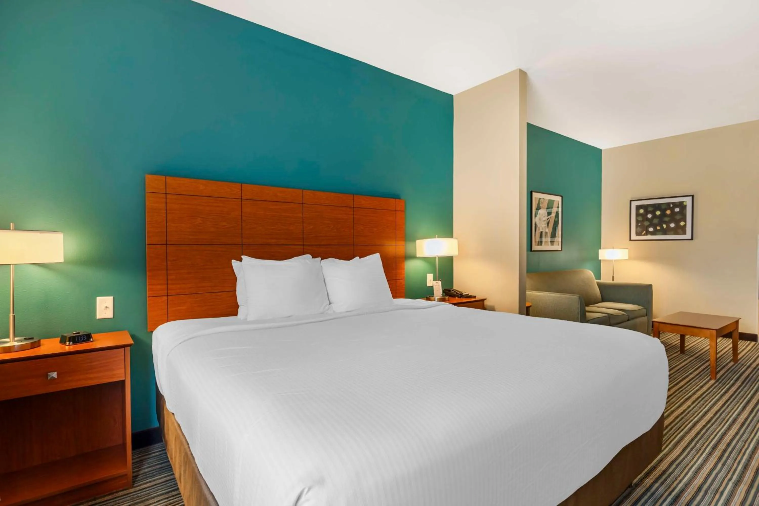 Bedroom, Bed in Best Western Plus Tuscumbia/Muscle Shoals Hotel & Suites